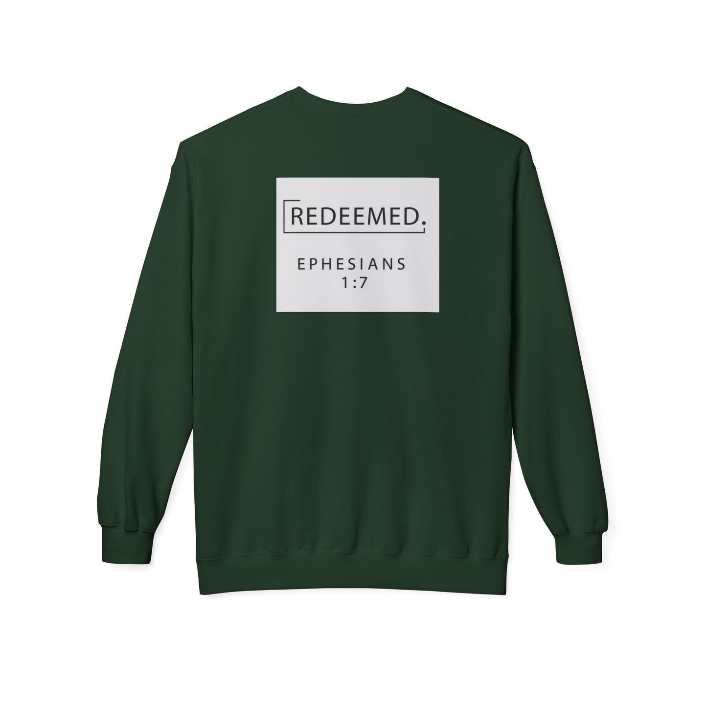 “Redemed” Crewneck Sweatshirt – Unisex Christian Apparel