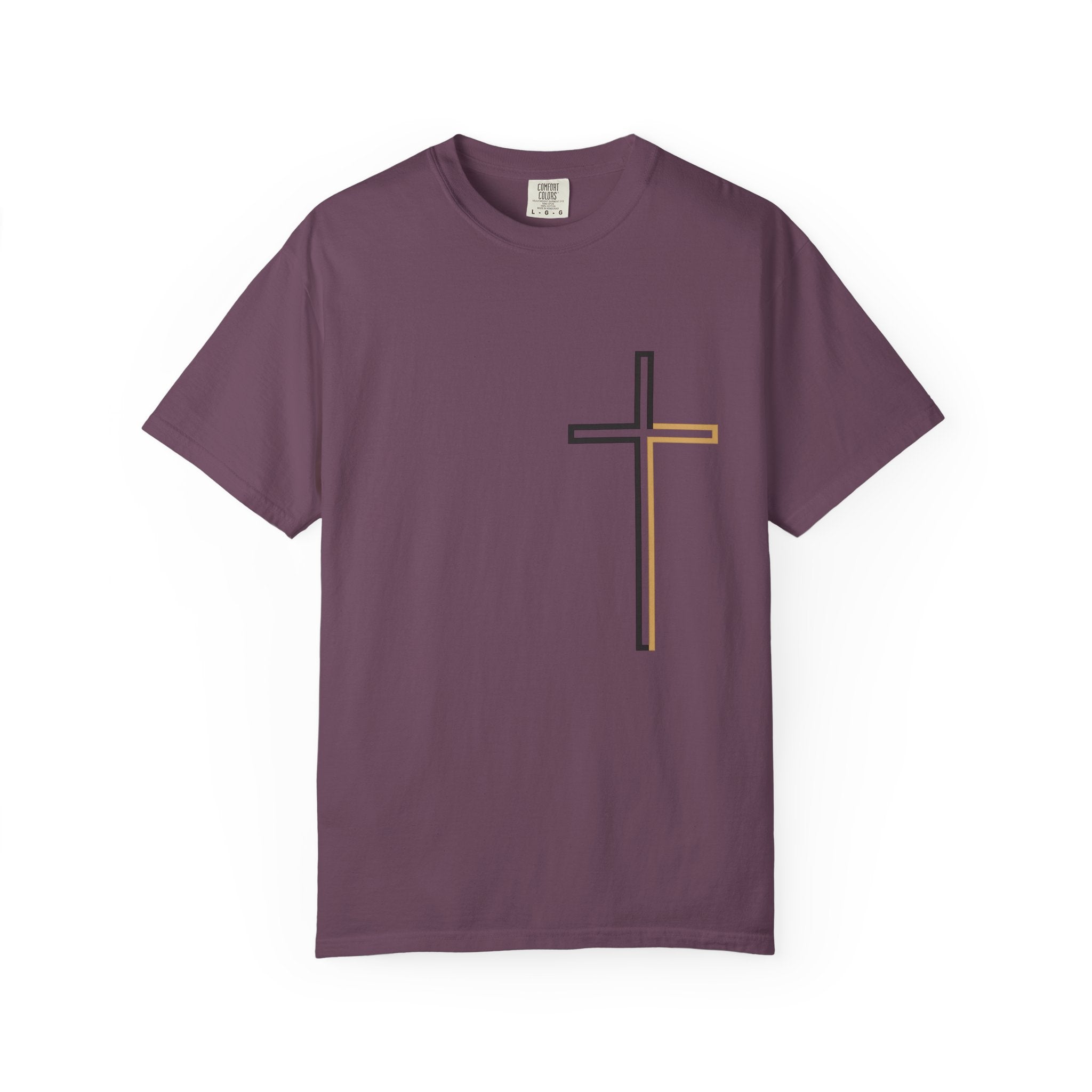 Christian Cross T-Shirt — “There Is Power in the Name of Jesus” Faith Tee | Premium Inspirational Shirt by Lexad Designs