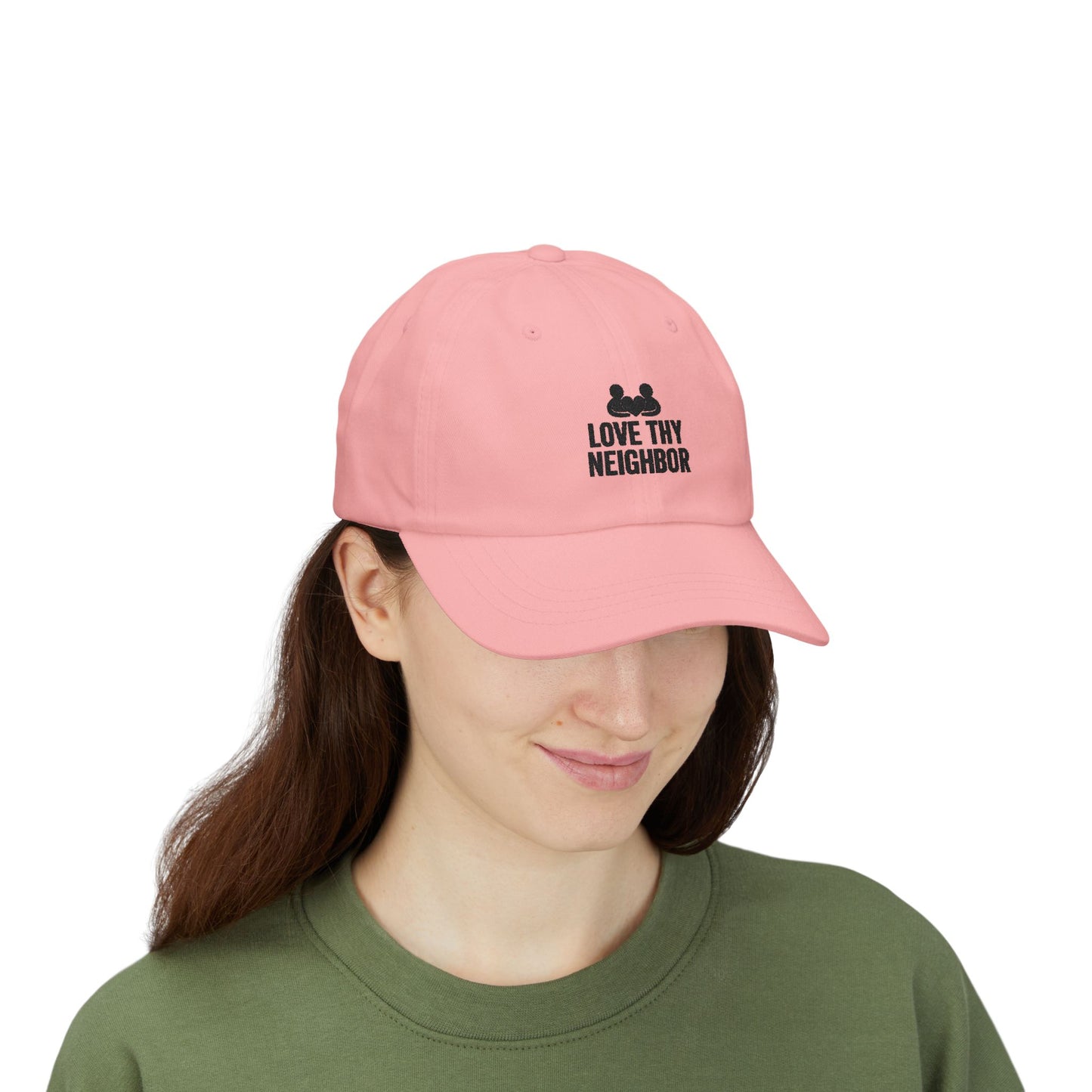 Love Thy Neighbor Dad Hat | Classic Adjustable Cap | Faith Apparel