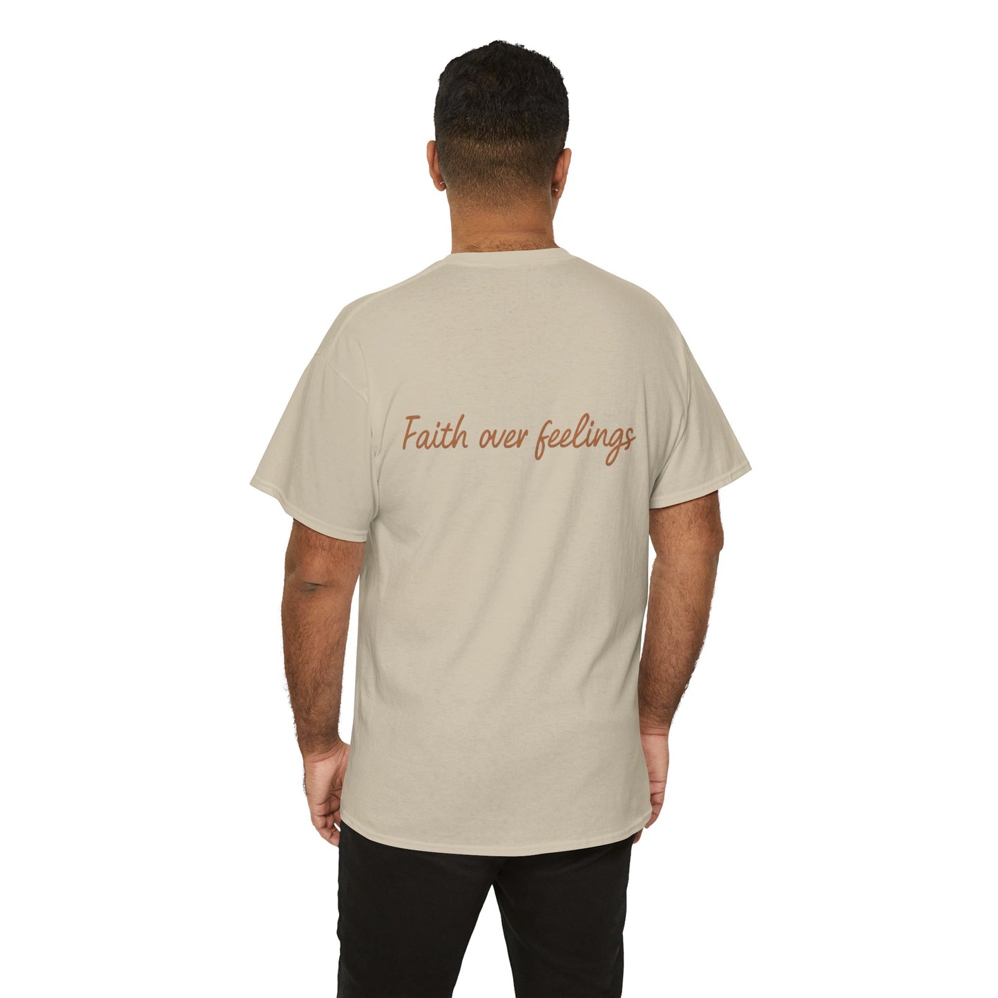 Faith Over Feelings T-Shirt – Bold Christian Unisex Tee