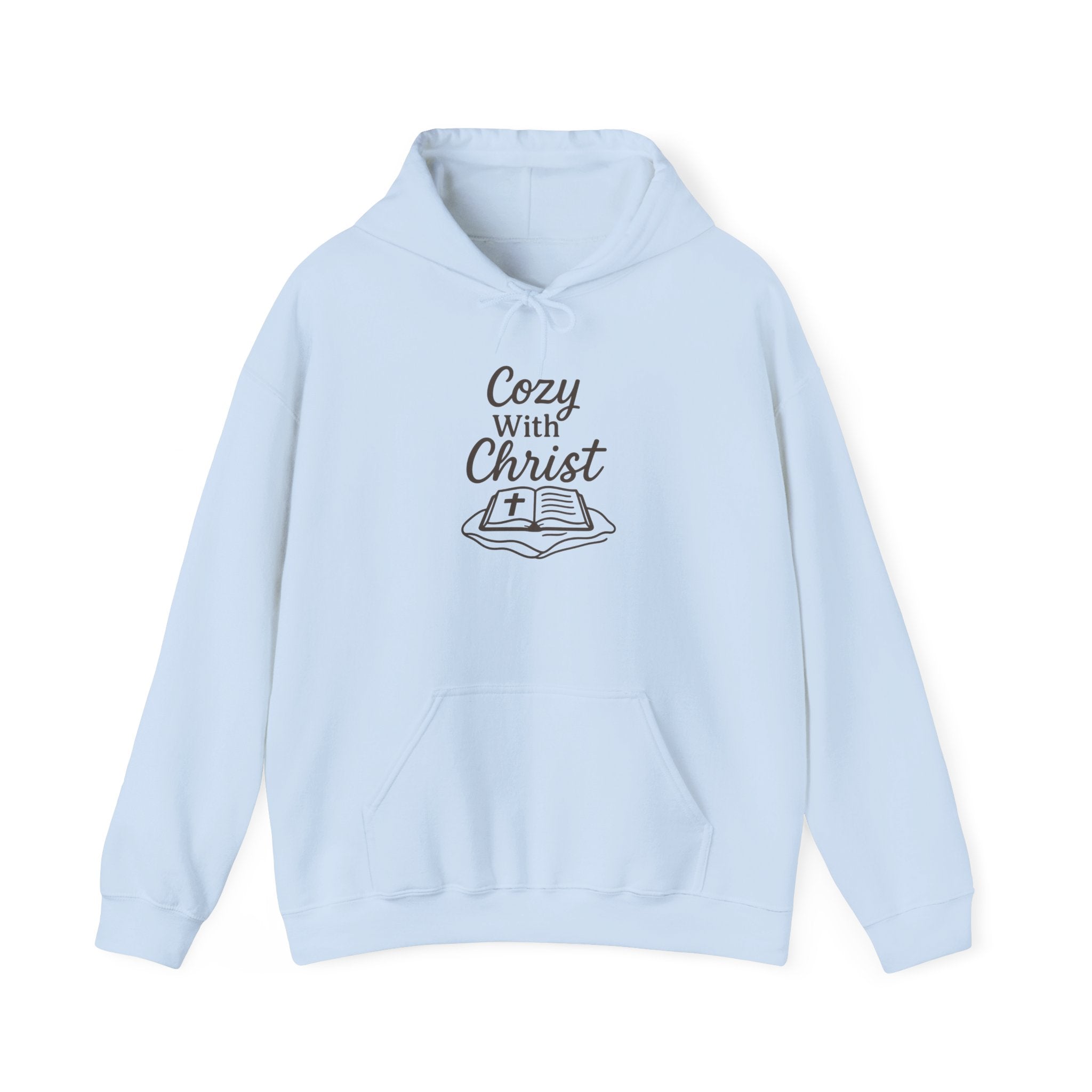 Cozy With Christ Hooded Sweatshirt | Christian Comfort Hoodie | Lexad Designs