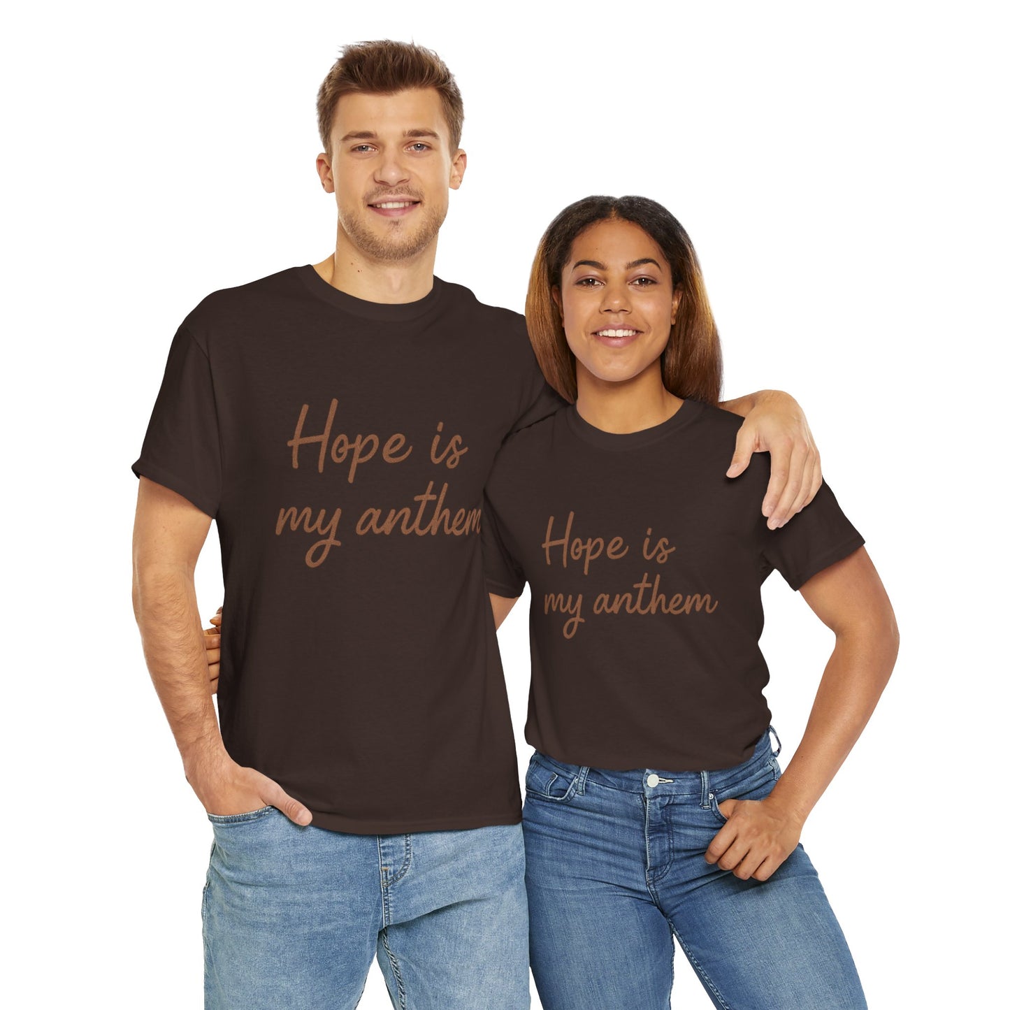 Hope Is My Anthem T-Shirt – Inspirational Christian Unisex Tee