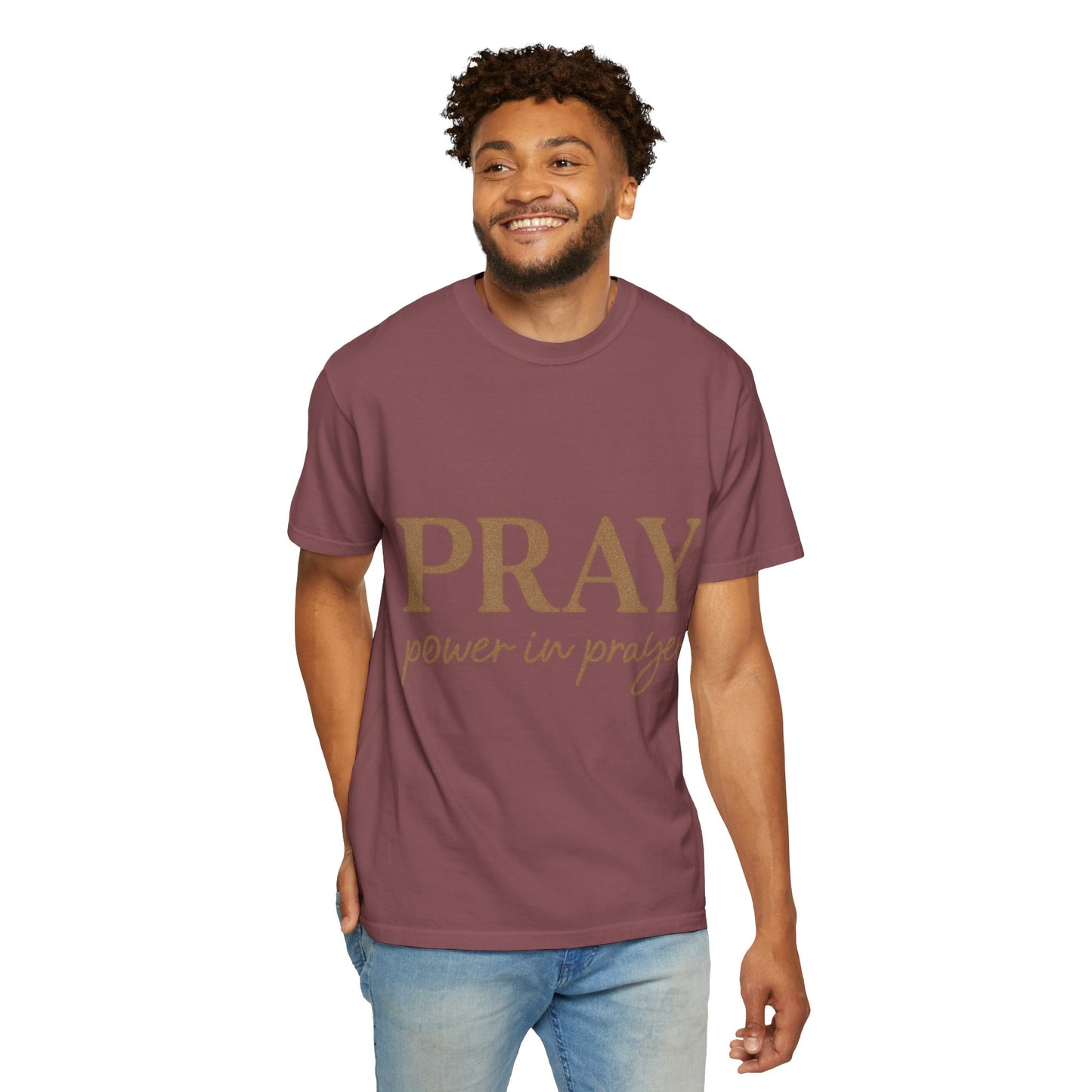 Pray Unisex T-Shirt – Minimal Christian Faith Tee