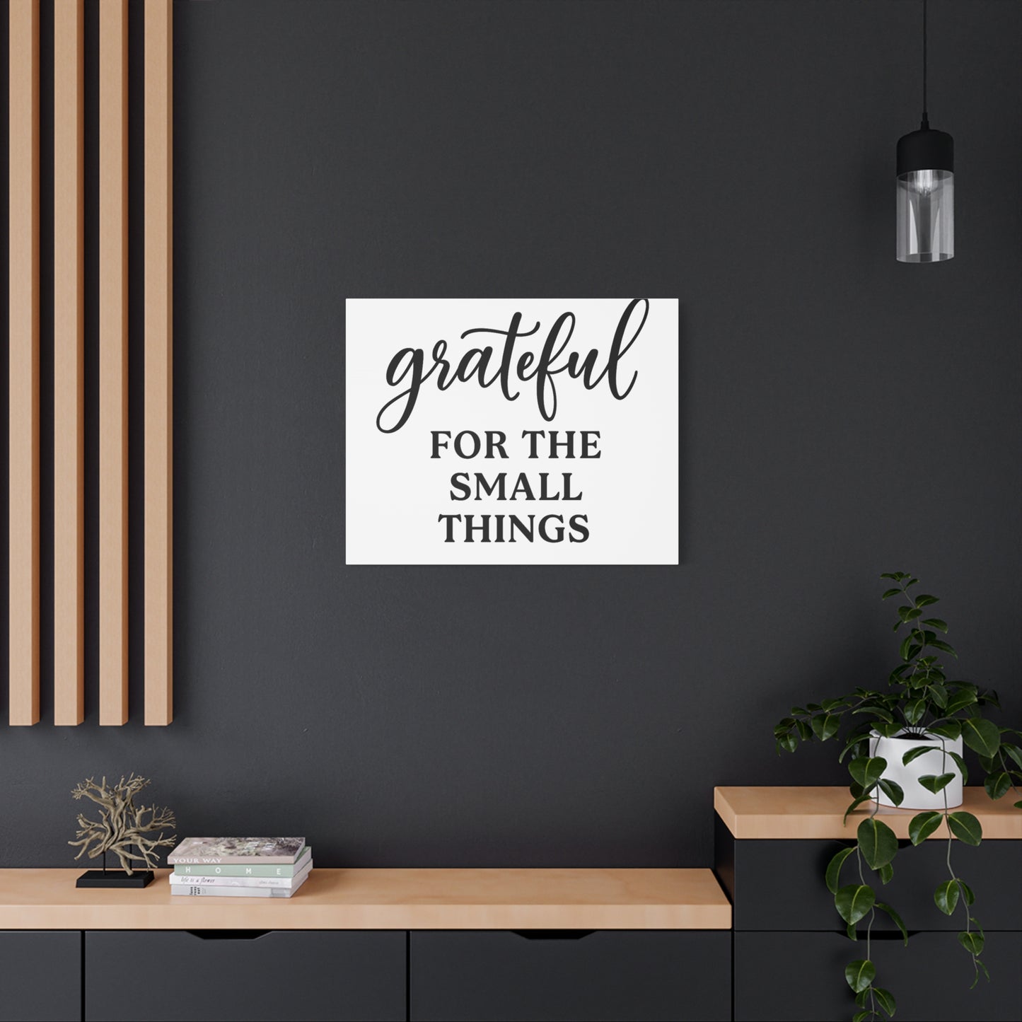 Grateful Wall Art | Inspirational Christian Home Decor-Matte Canvas, Stretched, 1.25"