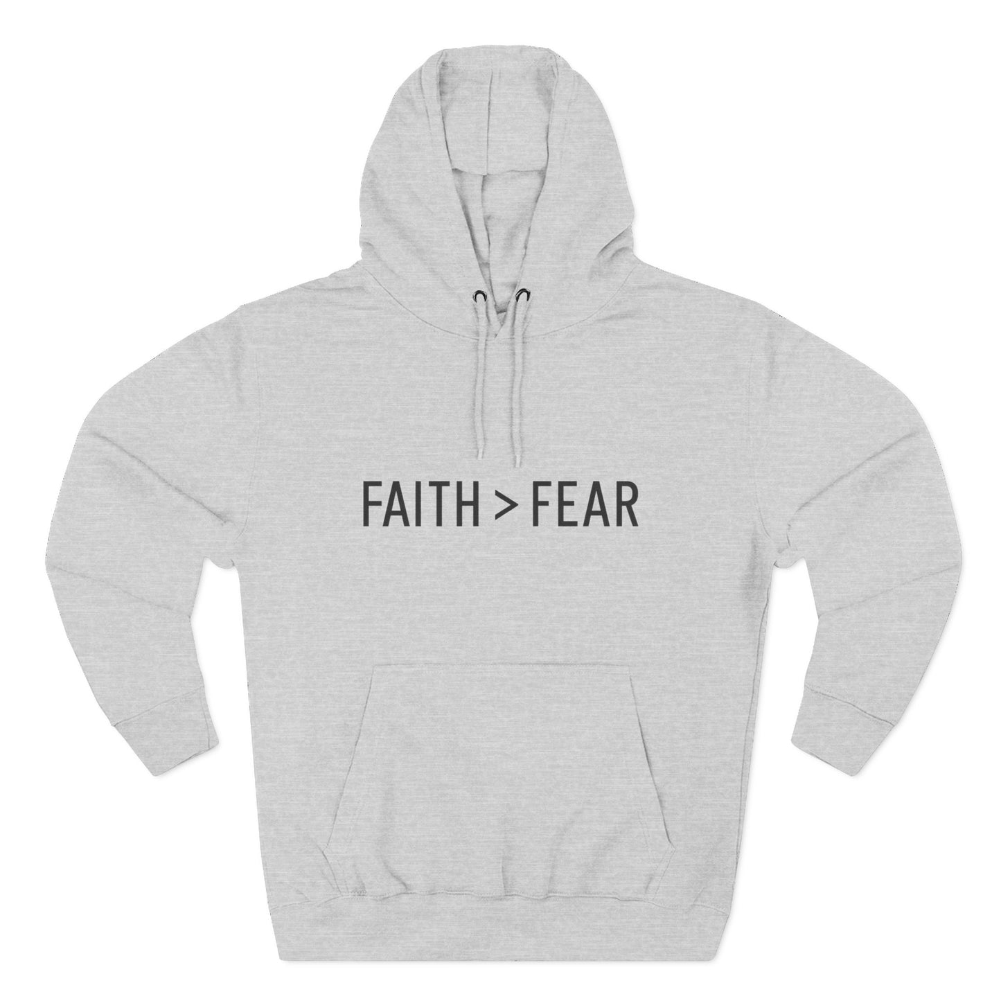 Faith Over Fear Unisex Hoodie – Christian Affirmation Apparel | Cozy & Bold Statement Piece
