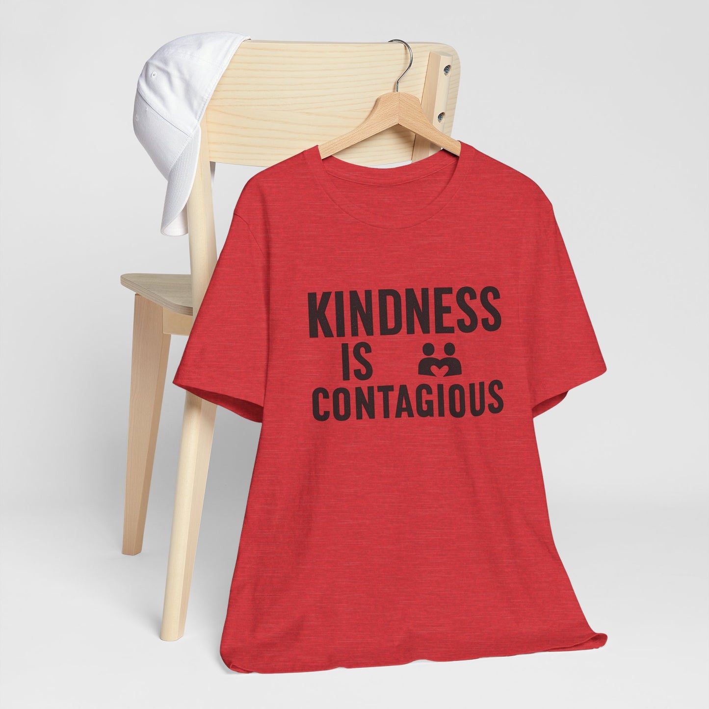 Kindness is Contagious Unisex T-Shirt | Soft Jersey Short Sleeve