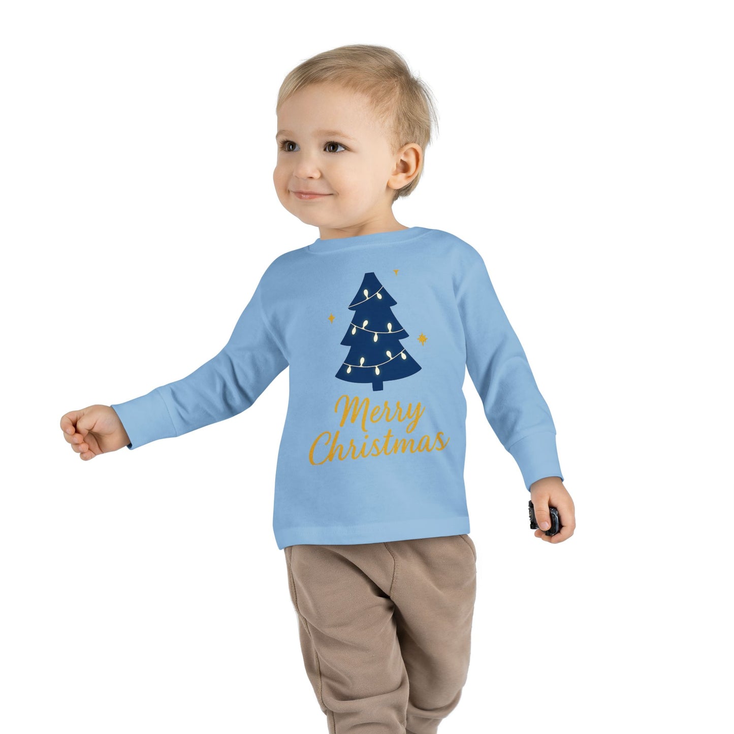 Merry Christmas Toddler Long Sleeve Tee