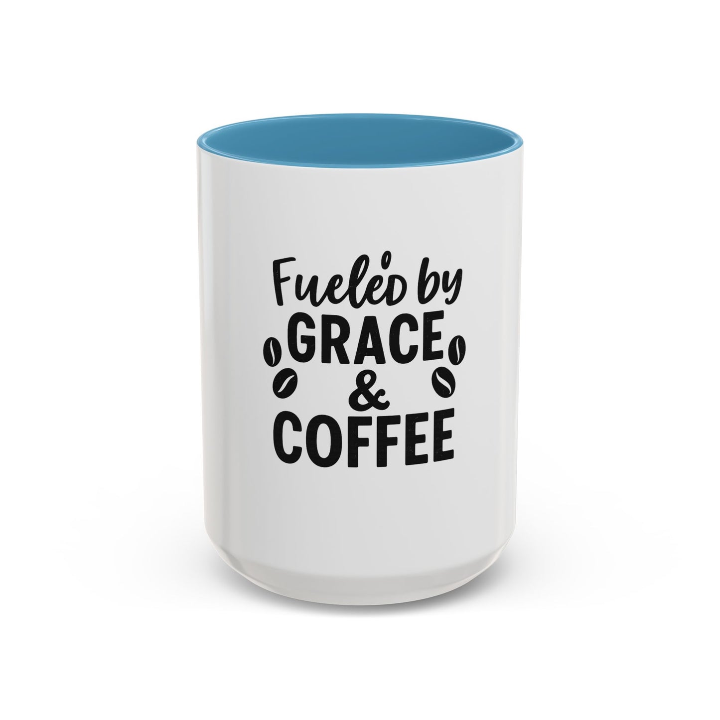 Fueled by Grace & Coffee Mug – Faith & Motivation