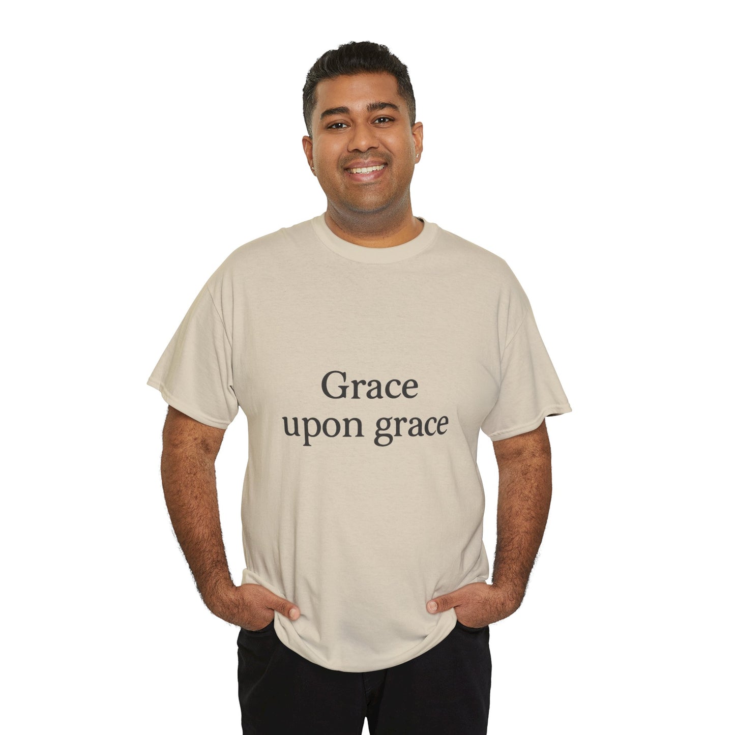 Grace Upon Grace T-Shirt – Elegant Christian Faith Unisex Tee