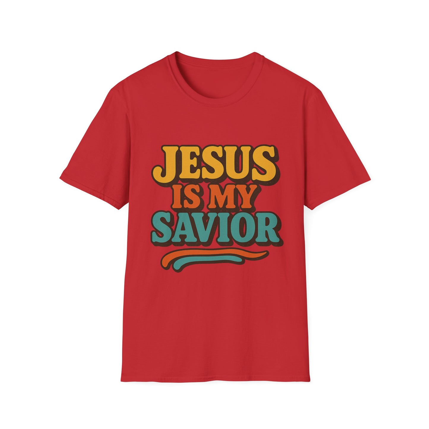 Jesus Is My Saviour Softstyle Christian Tee | Faith T-Shirt for Men & Women.