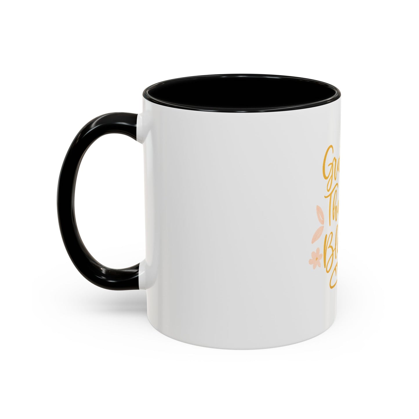 Grateful Thankful Blessed Mug | Coffee Mug for Inspirational Gifts, Office Decor, Housewarming Gift, Motivational Drinkware