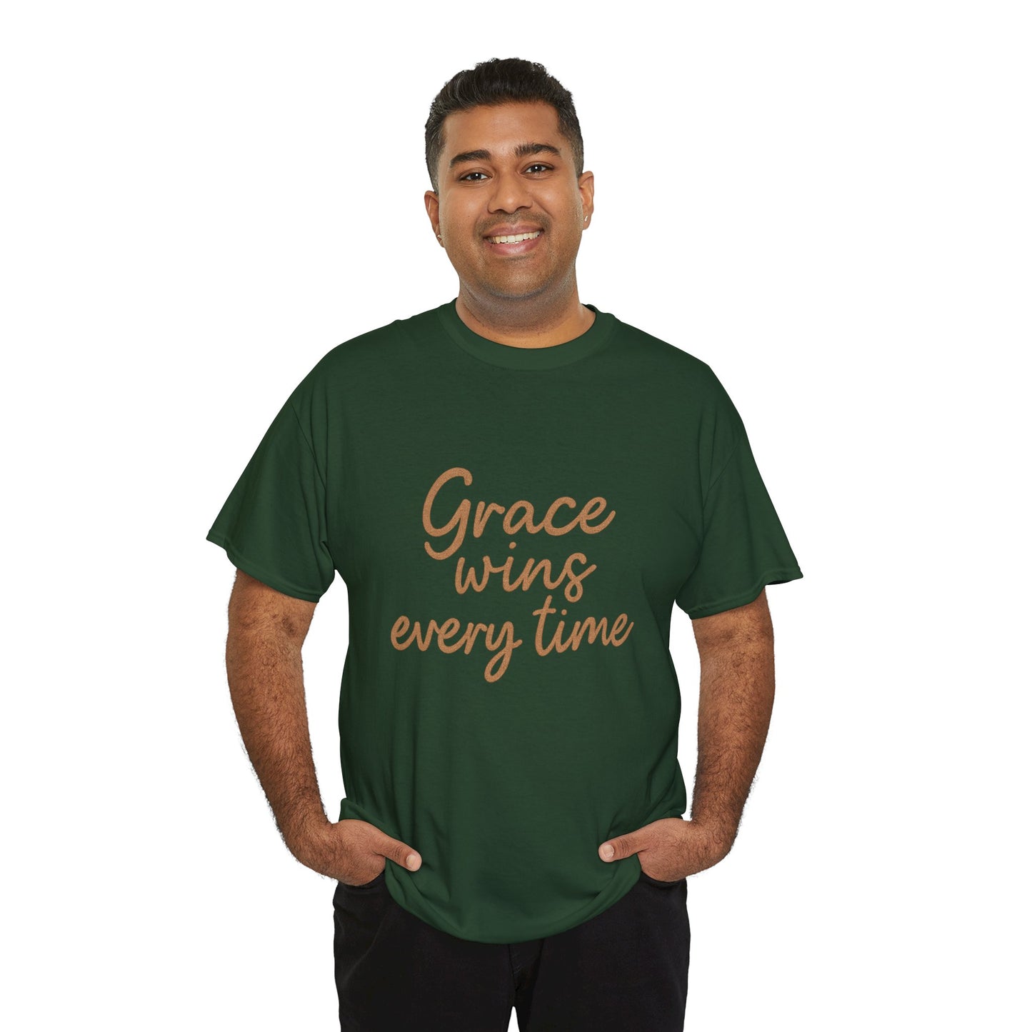 Grace Wins Every Time T-Shirt – Inspirational Christian Unisex Tee