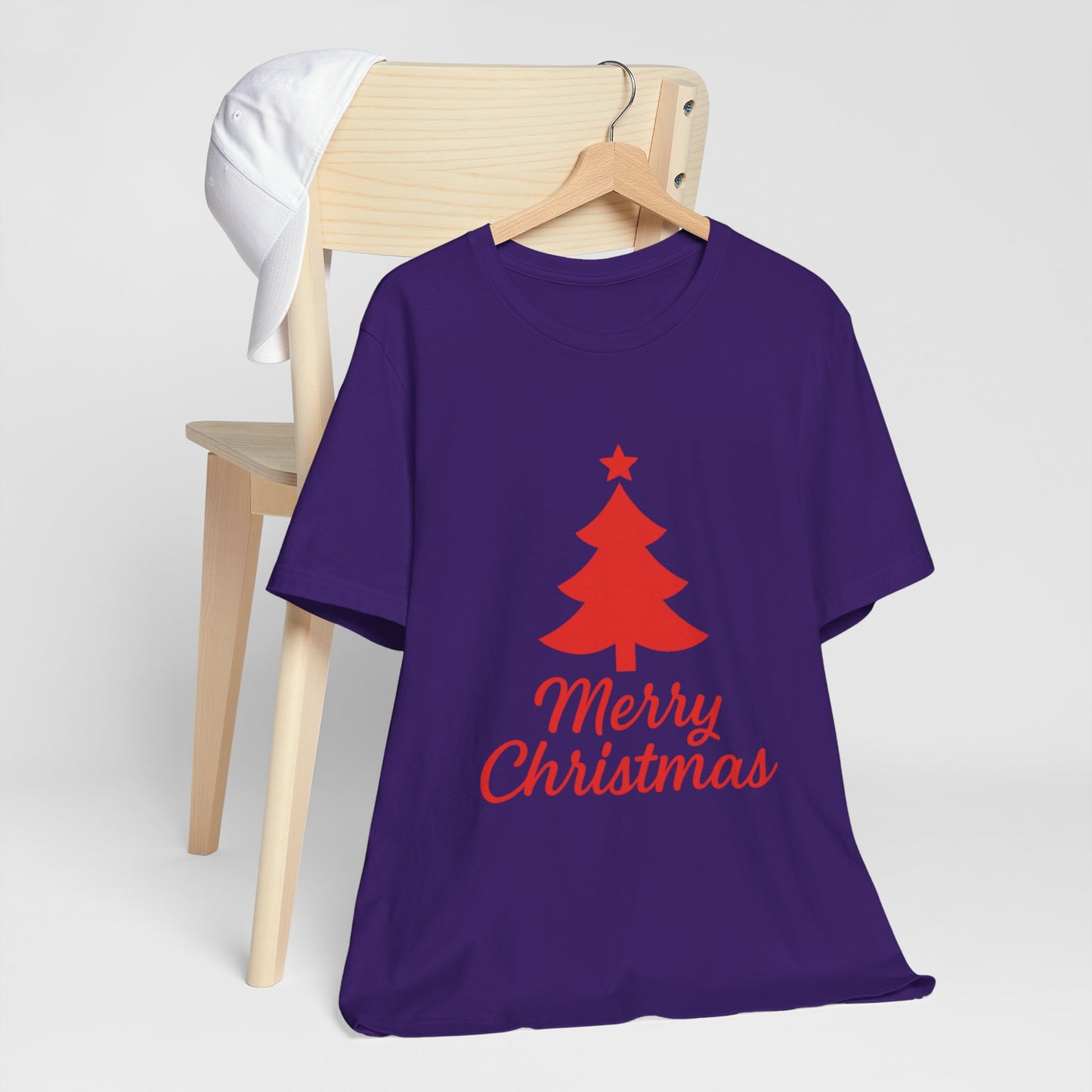 Merry Christmas Unisex Heavy Cotton Tee – Faith-Inspired Holiday Shirt
