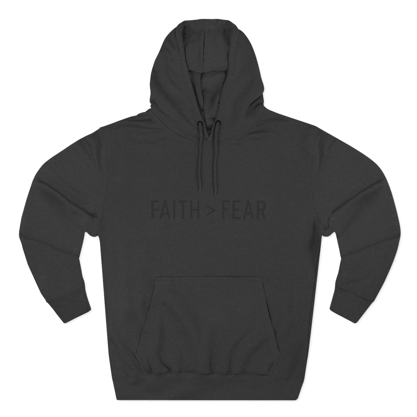 Faith Over Fear Unisex Hoodie – Christian Affirmation Apparel | Cozy & Bold Statement Piece