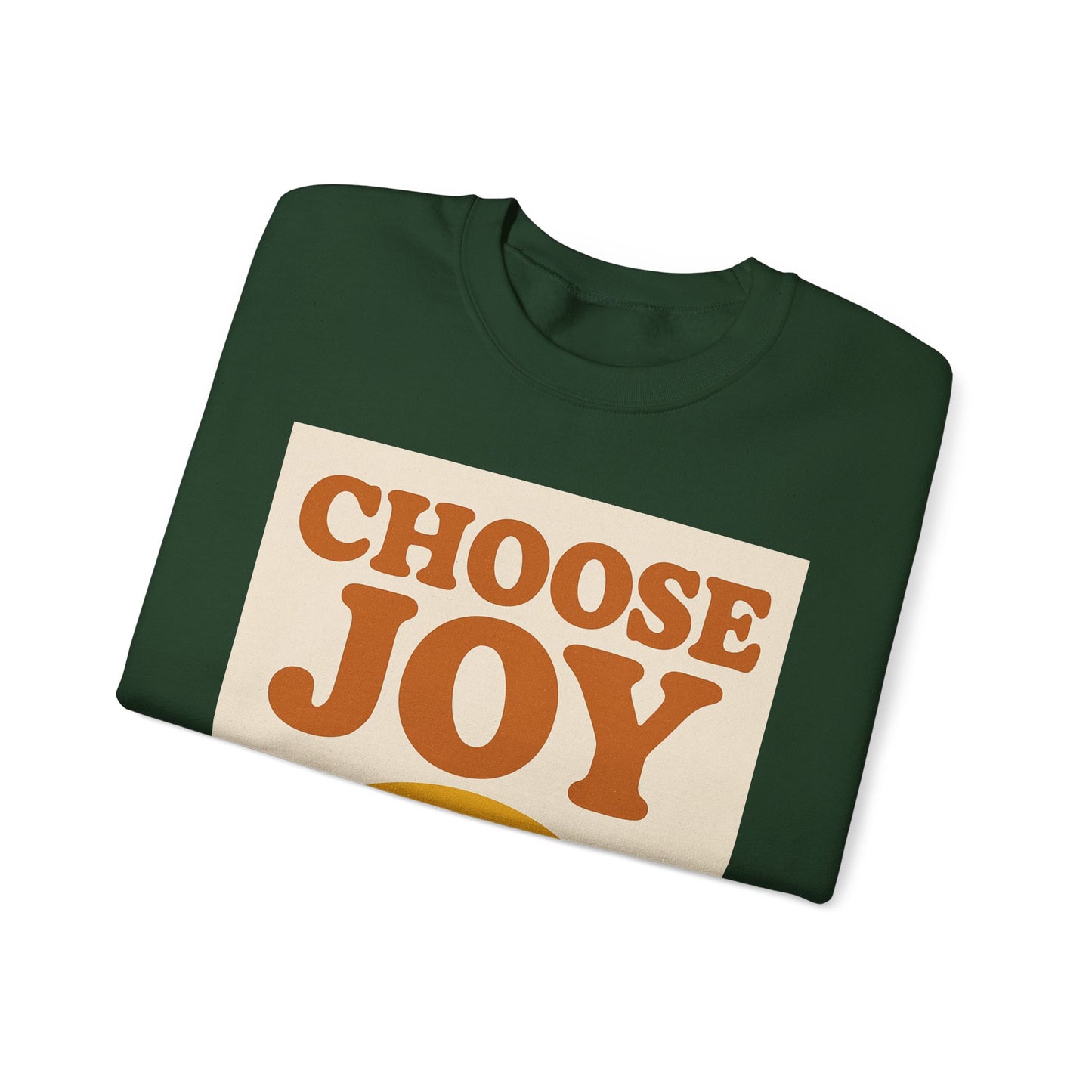 Choose Joy Rainbow Crewneck Sweatshirt, Unisex Sweatshirt, Motivational Gift, Cozy Layer, Fall Fashion, Positive Vibes