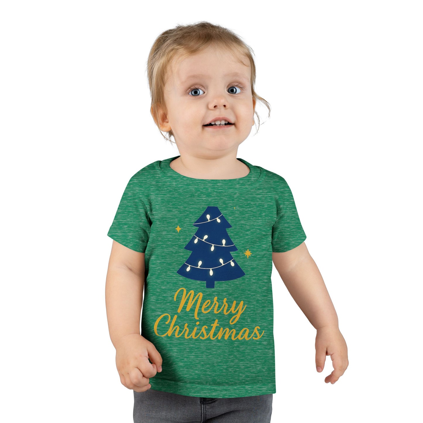 Merry Christmas Toddler T-Shirt – Christian Holiday Tee for Little Ones