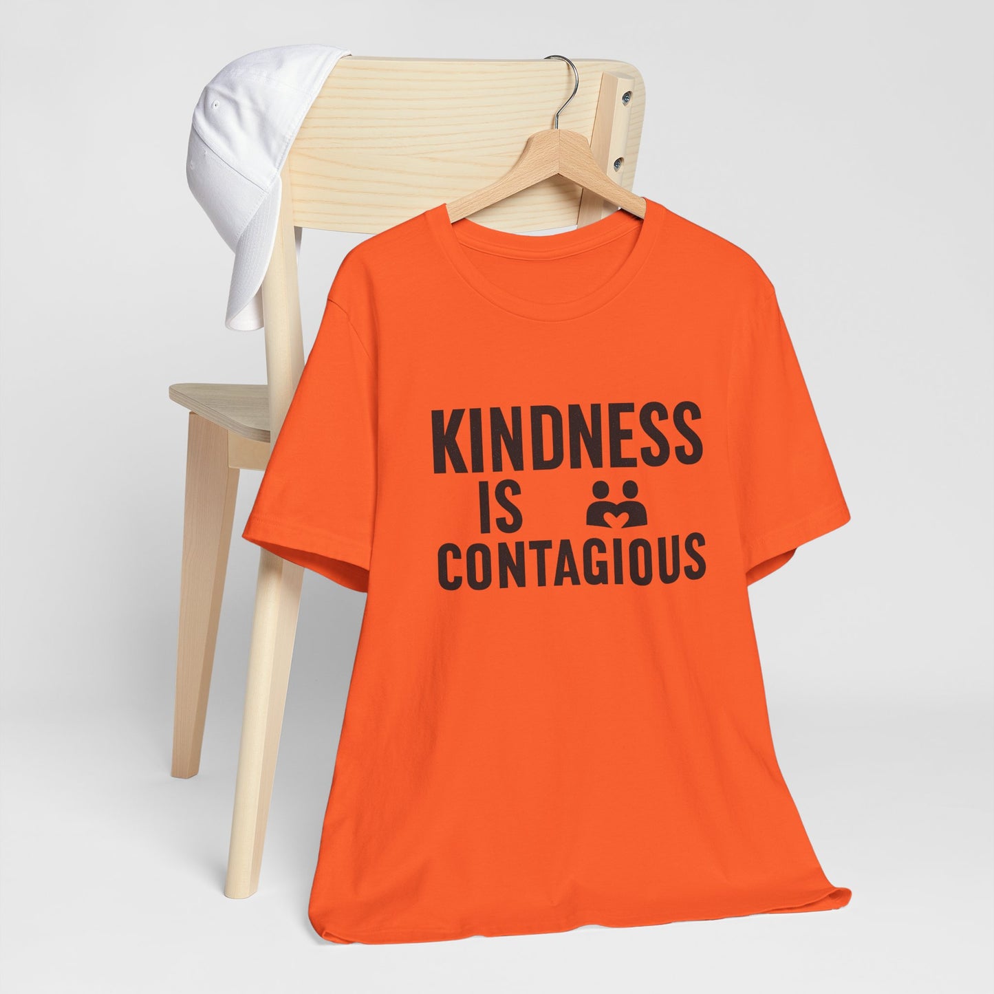 Kindness is Contagious Unisex T-Shirt | Soft Jersey Short Sleeve