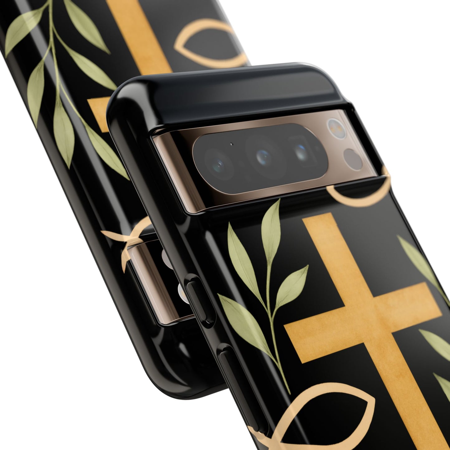 Christian Faith Phone Case with Floral Design