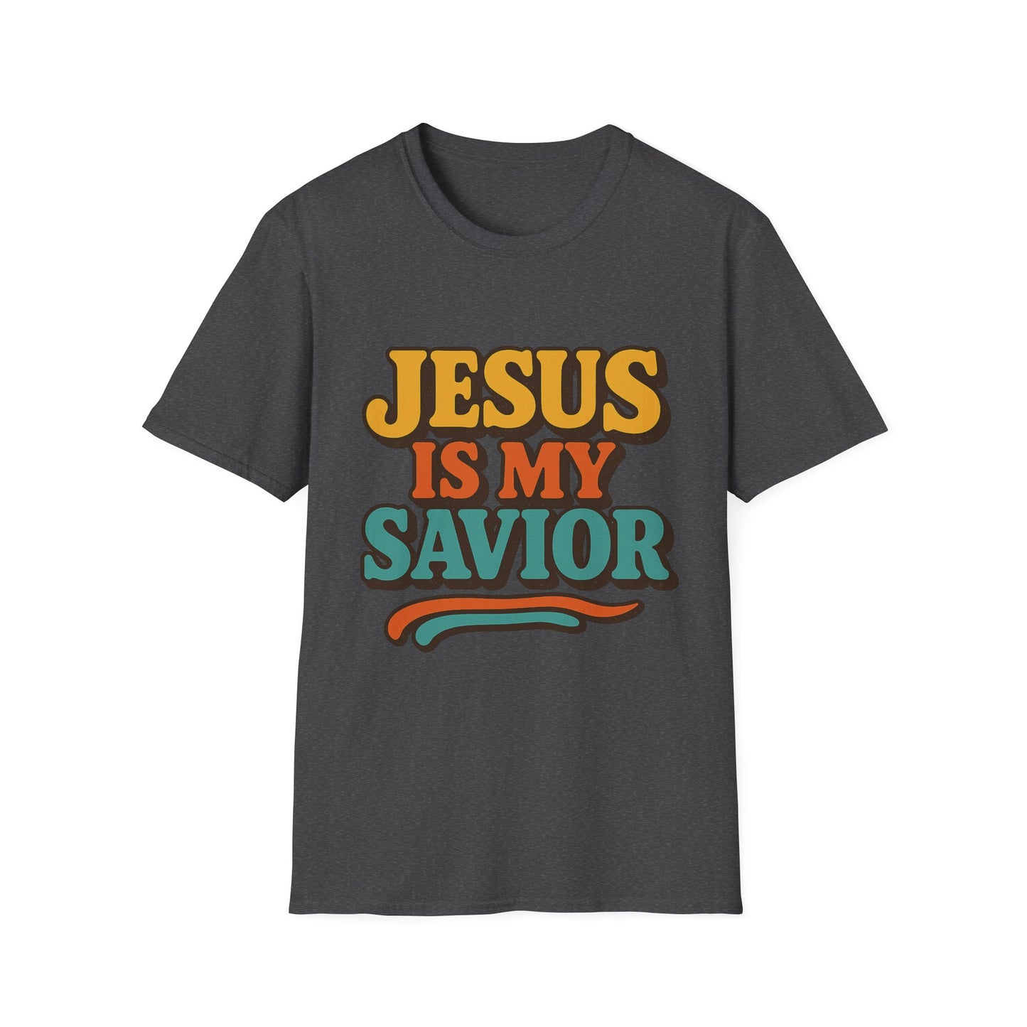Jesus Is My Saviour Softstyle Christian Tee | Faith T-Shirt for Men & Women.