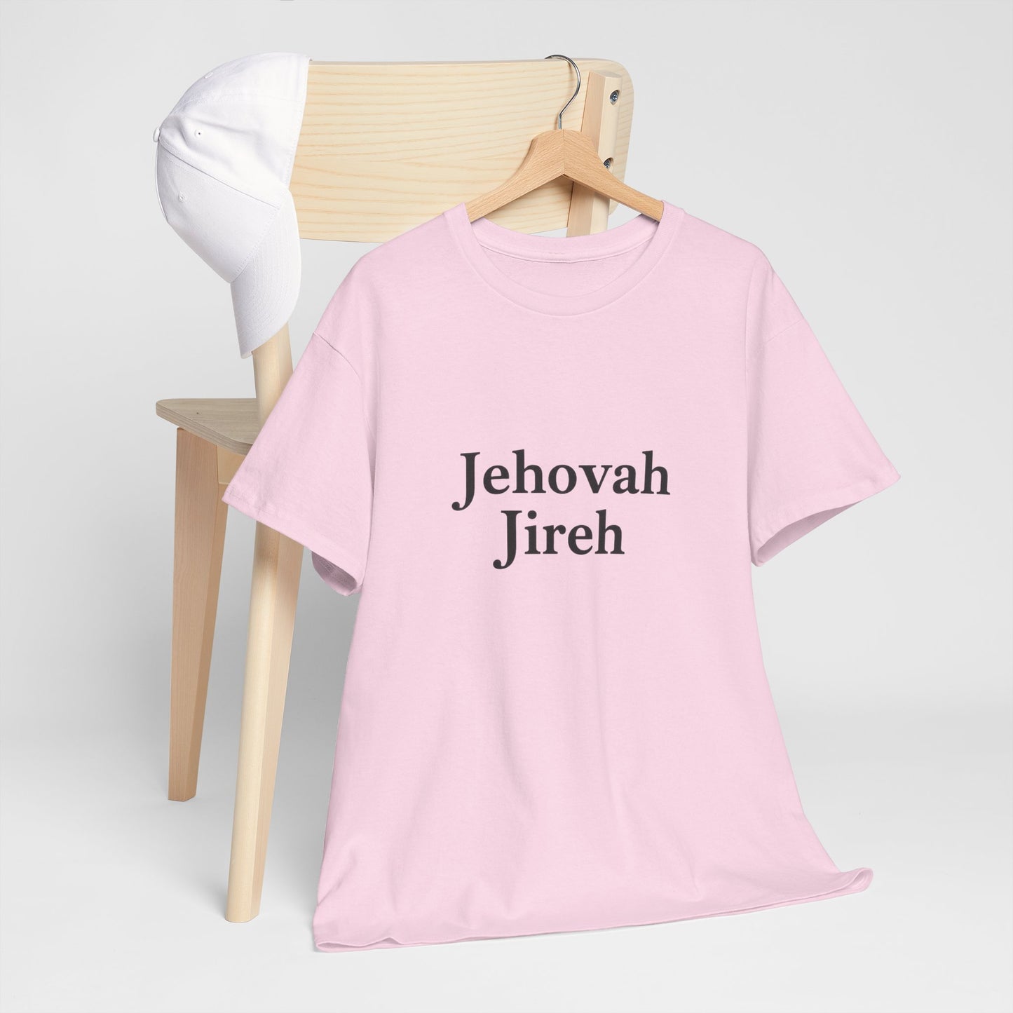 Jehovah Jireh Unisex Heavy Cotton Tee, Inspirational T-Shirt, Faith-Based Apparel, Christian Gift, Everyday Wear
