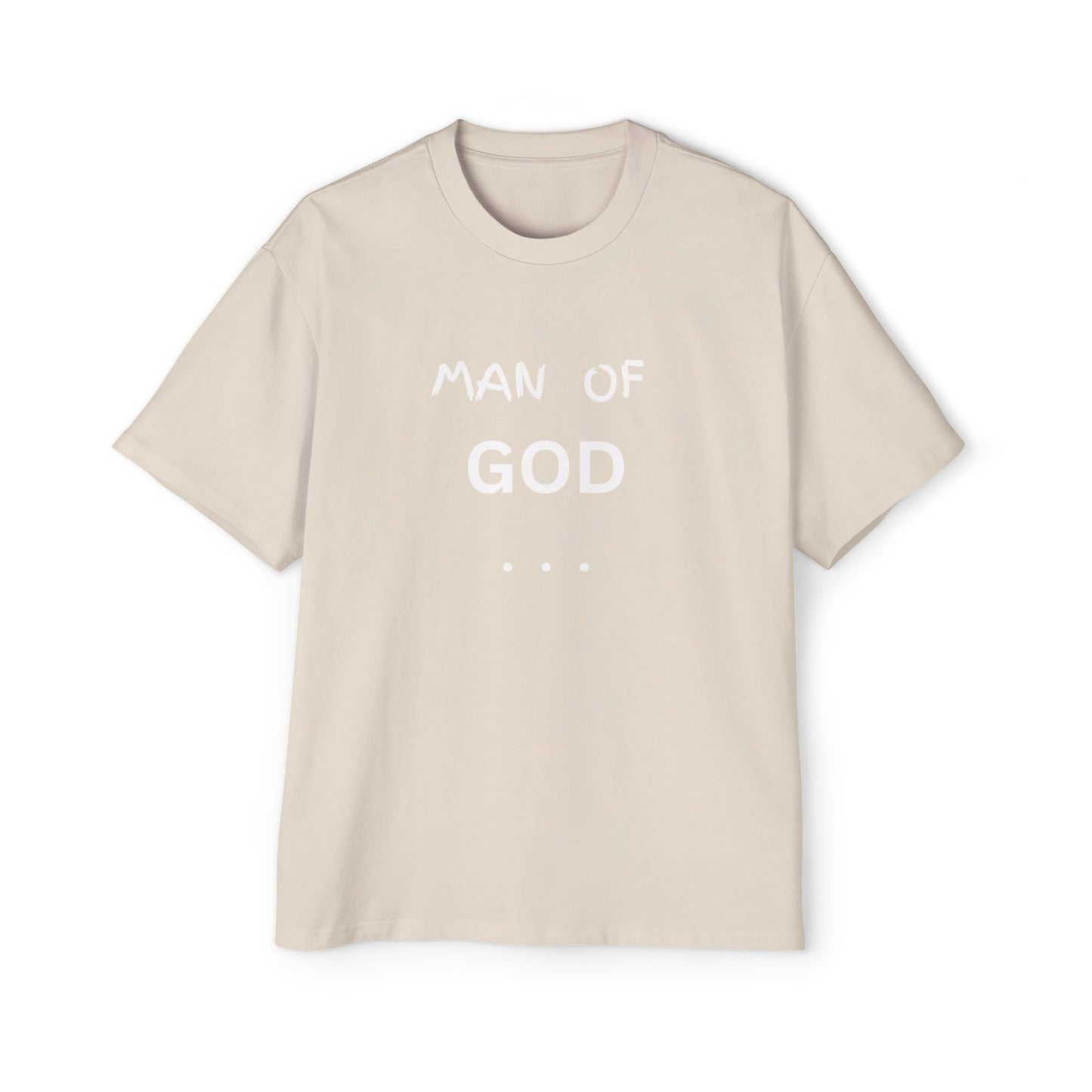 Christian Men’s T-Shirt – Bold “Man of God” Faith Tee
