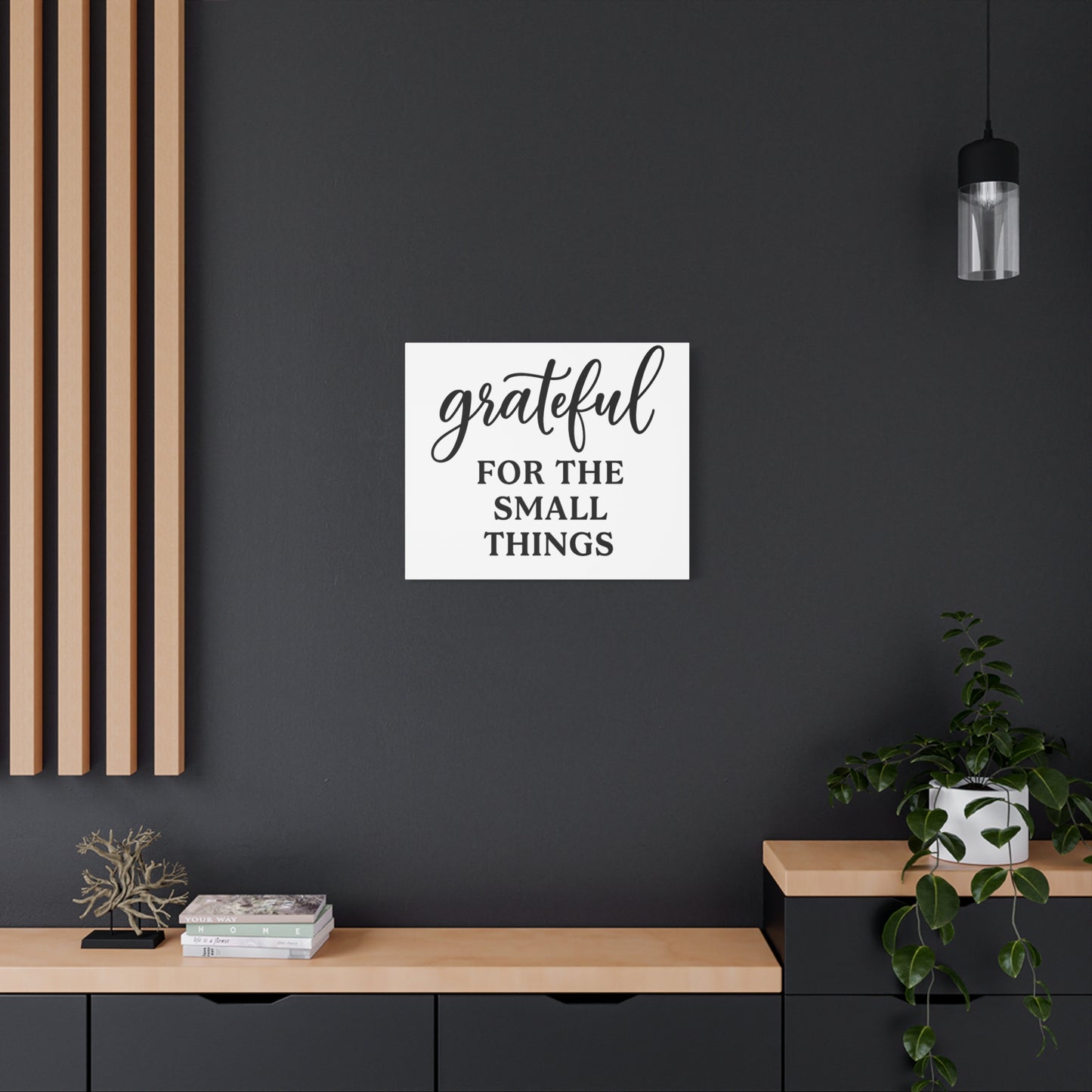 Grateful Wall Art | Inspirational Christian Home Decor-Matte Canvas, Stretched, 1.25"