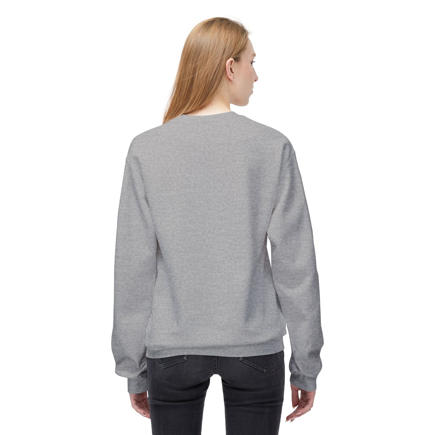 Faith-Inspired Fleece Crewneck Sweatshirt, Unisex Sweatshirt, Inspirational Gift, Cozy Layer, Casual Wear, Motivational Apparel