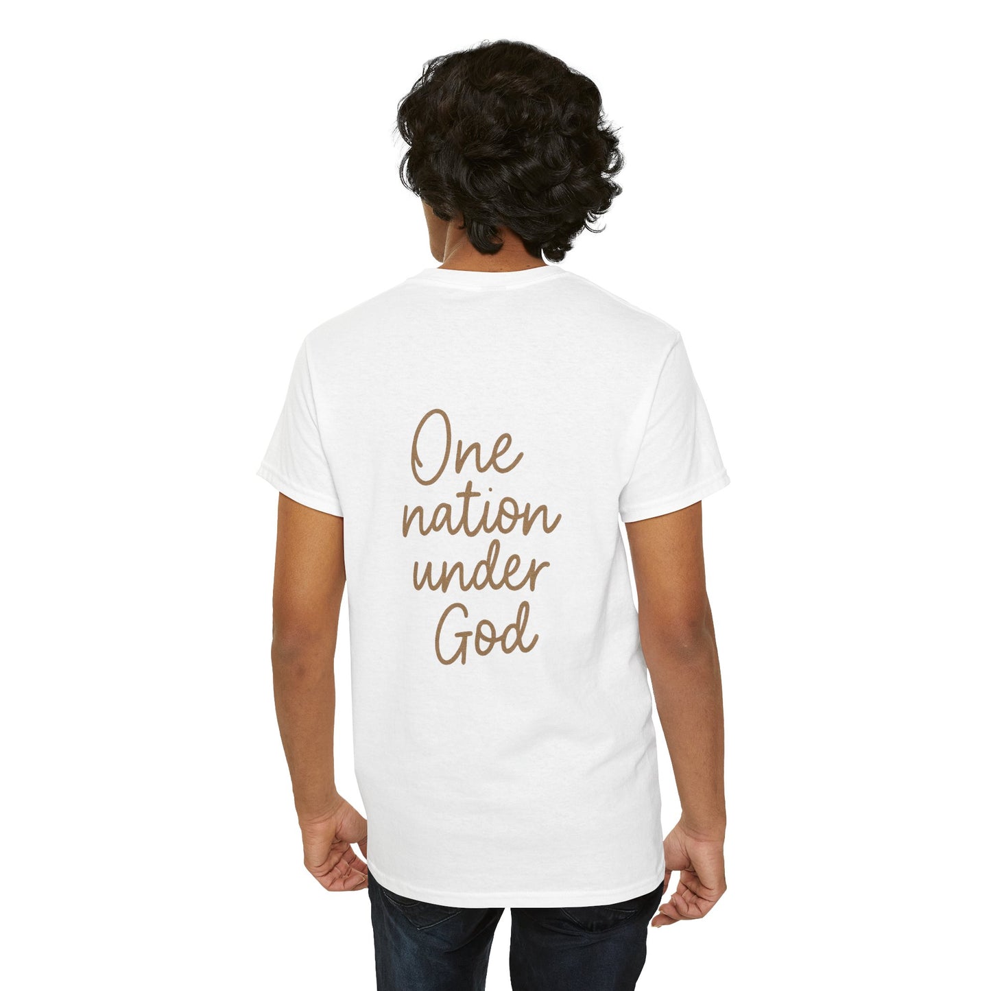 One Nation Under God T-Shirt – Patriotic Christian Unisex Tee