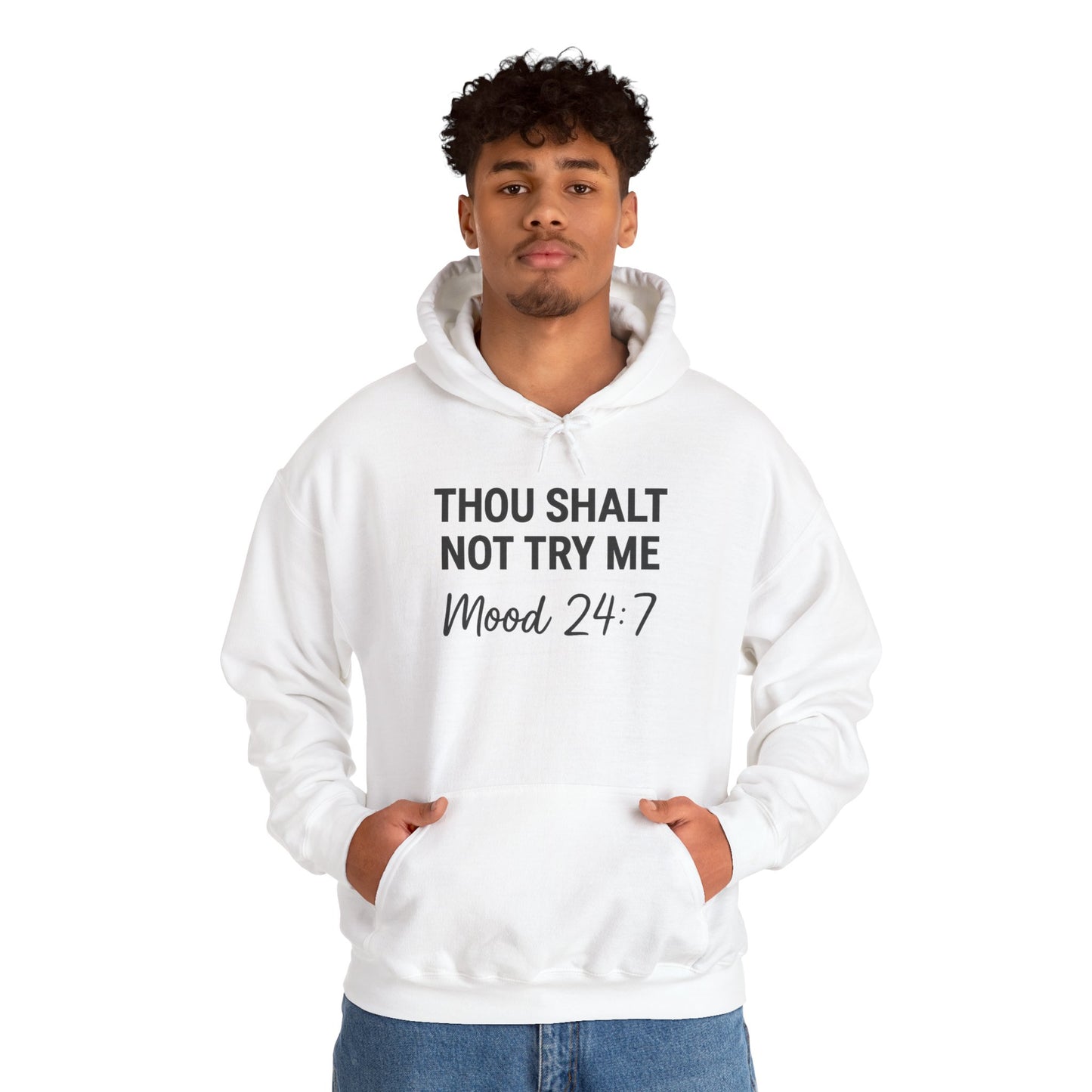 Thou Shall Not Try Me Hoodie – Funny Christian Sweatshirt with Attitude.