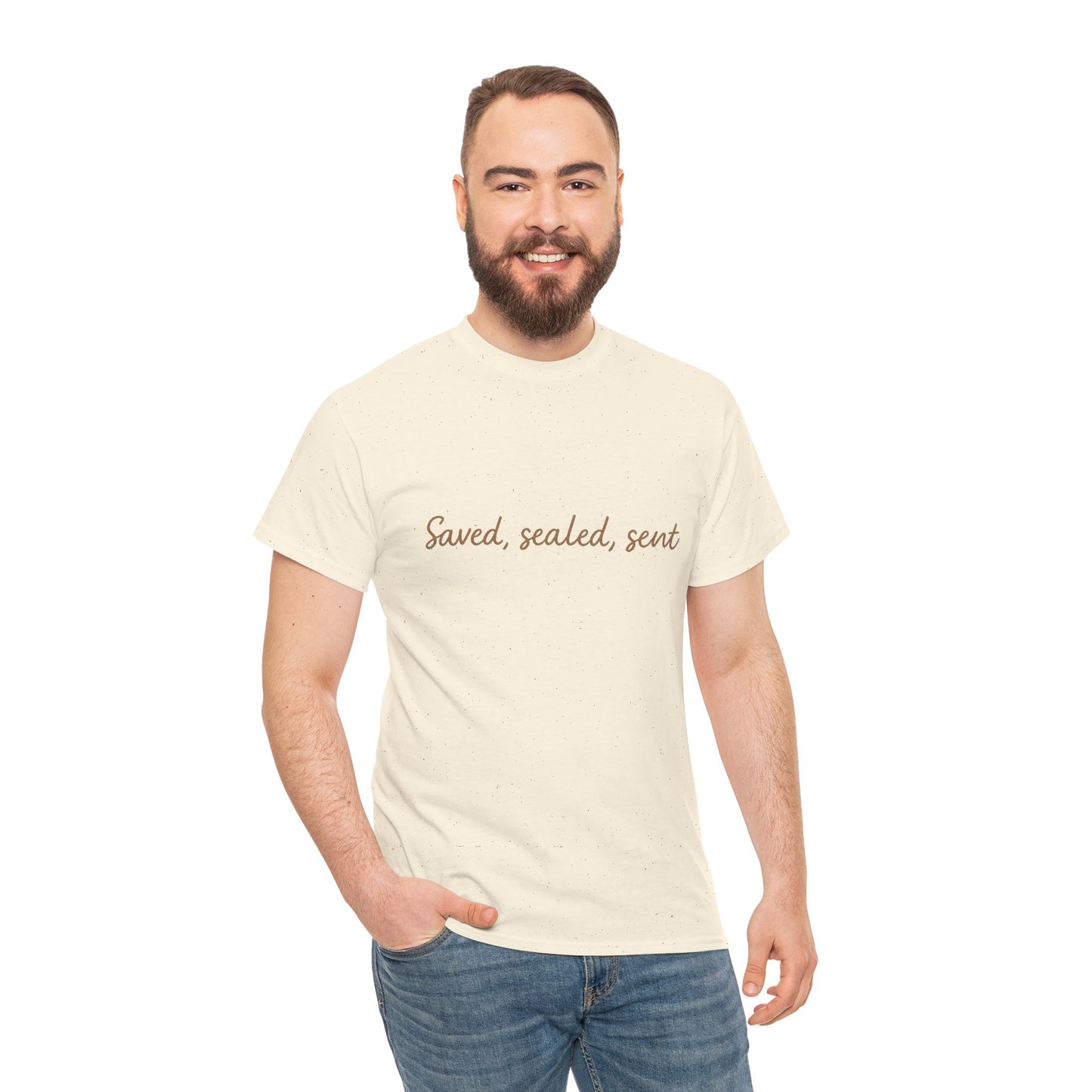 Saved. Sealed. Sent. T-Shirt – Bold Christian Mission Unisex Tee