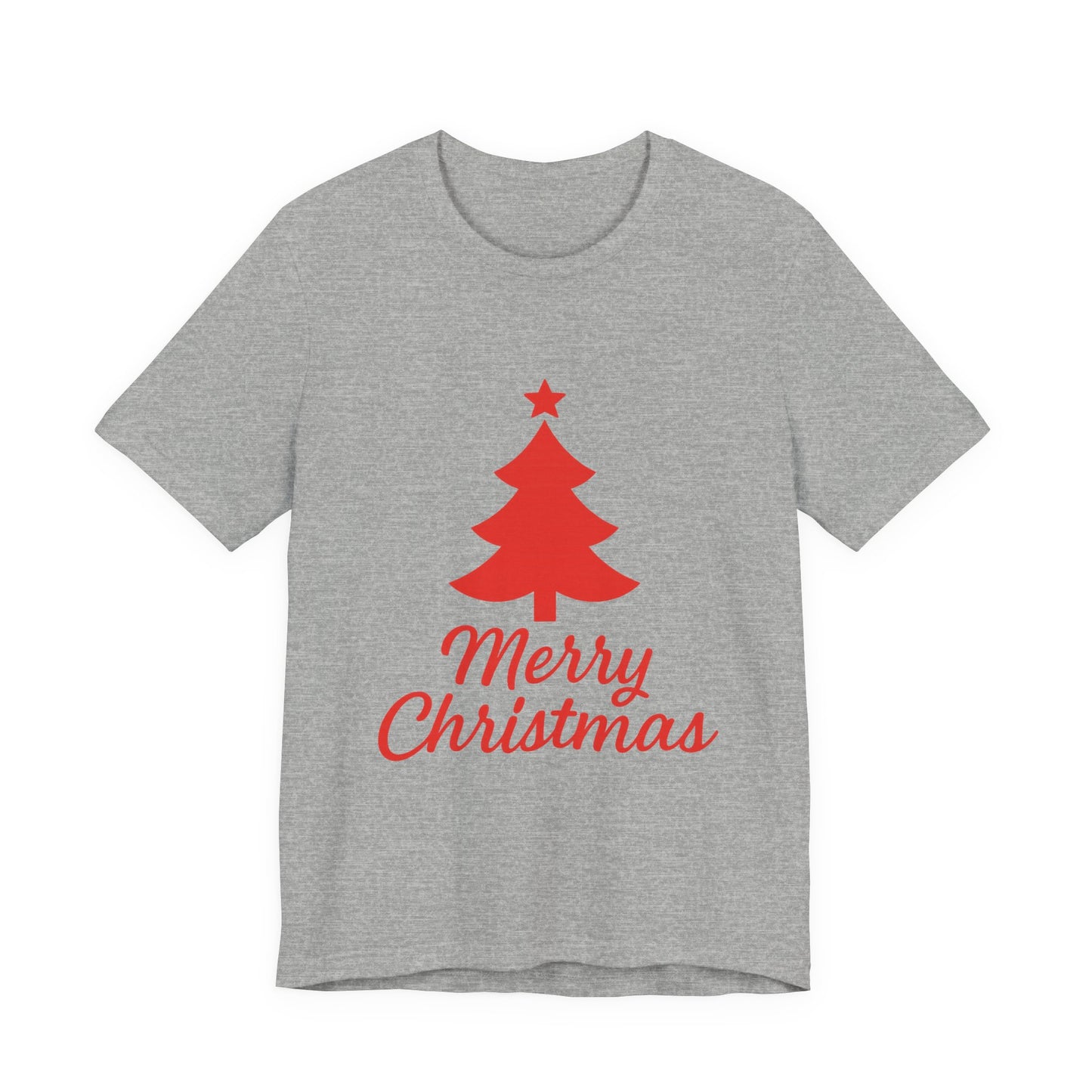 Merry Christmas Unisex Heavy Cotton Tee – Faith-Inspired Holiday Shirt