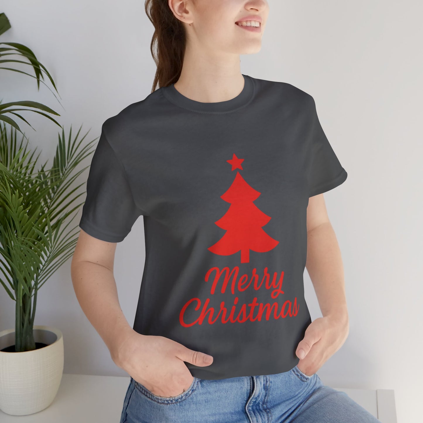 Merry Christmas Unisex Heavy Cotton Tee – Faith-Inspired Holiday Shirt