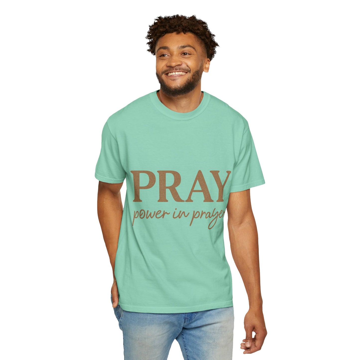 Pray Unisex T-Shirt – Minimal Christian Faith Tee