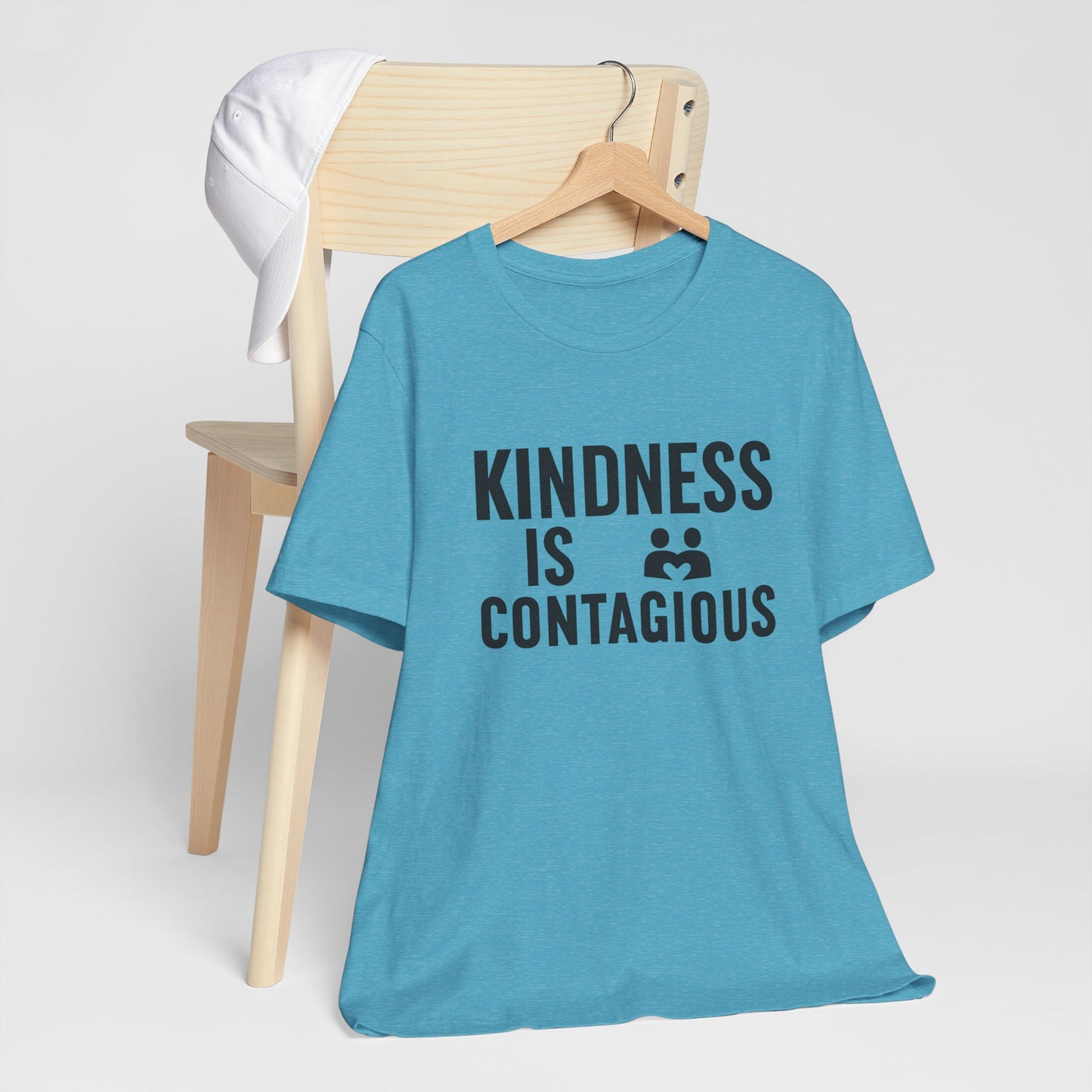 Kindness is Contagious Unisex T-Shirt | Soft Jersey Short Sleeve