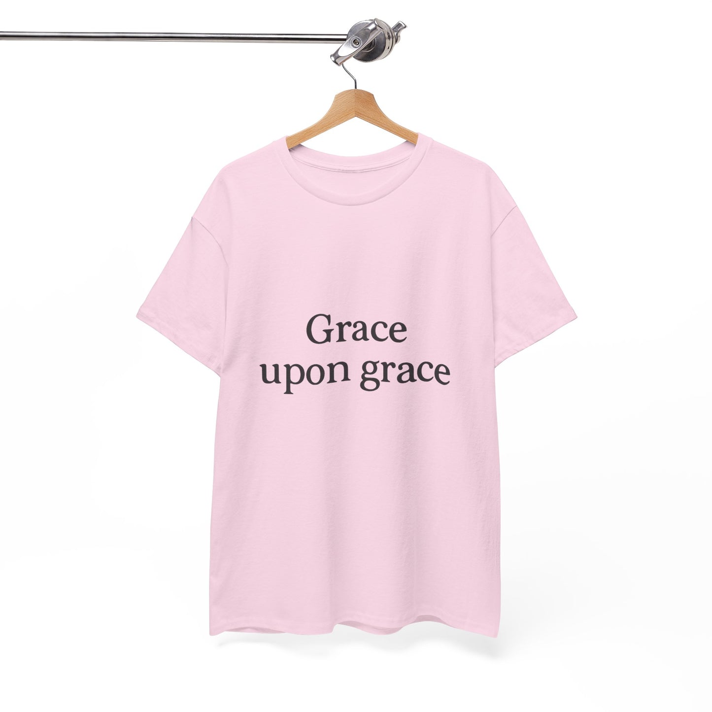 Grace Upon Grace T-Shirt – Elegant Christian Faith Unisex Tee