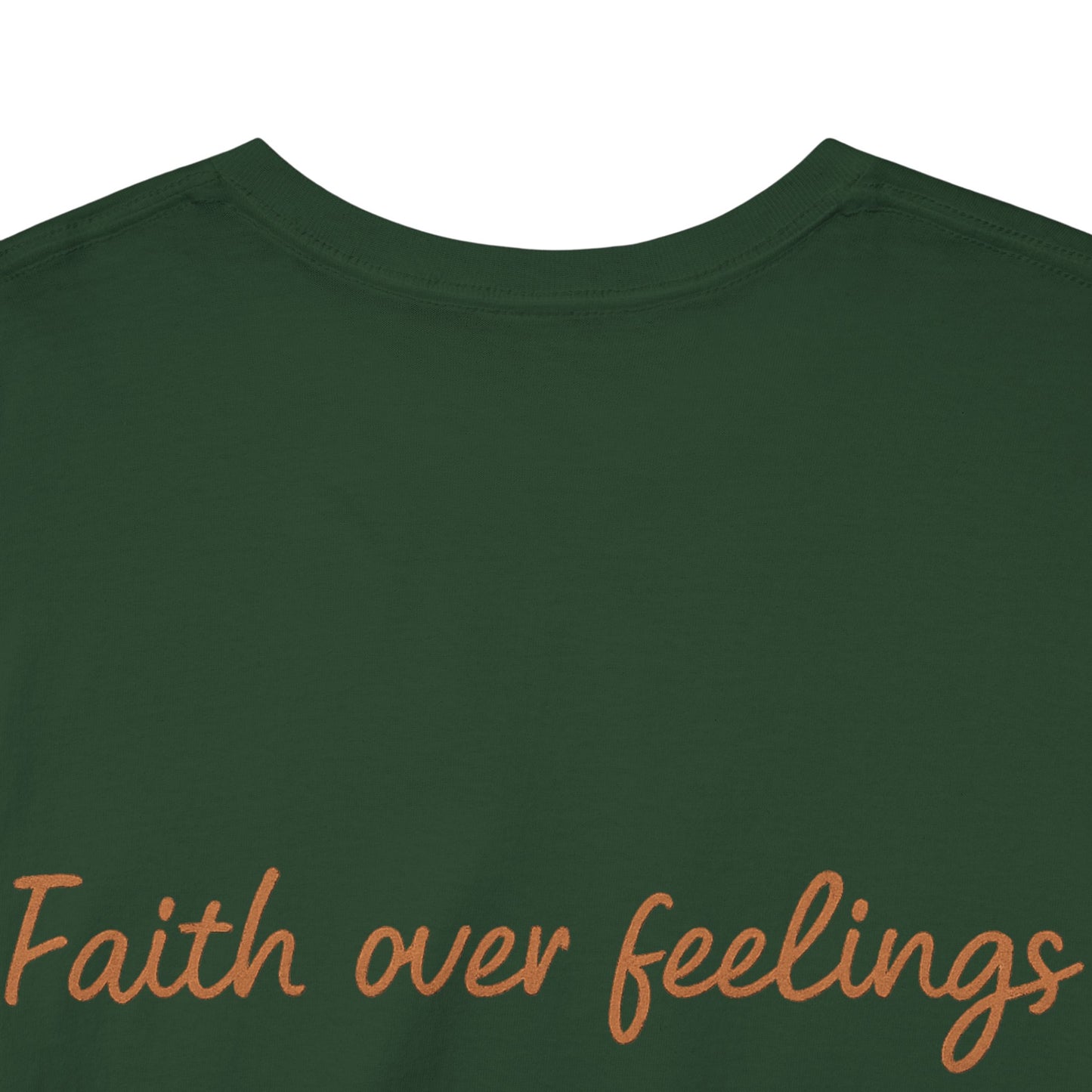 Faith Over Feelings T-Shirt – Bold Christian Unisex Tee