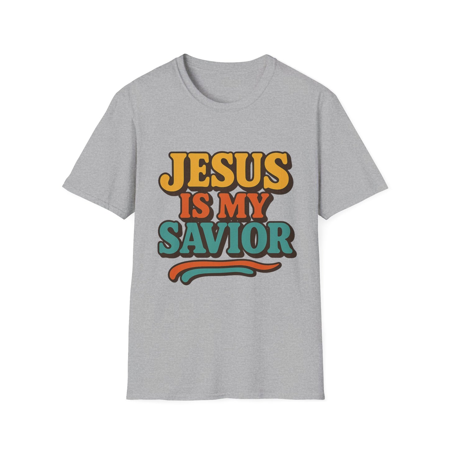 Jesus Is My Saviour Softstyle Christian Tee | Faith T-Shirt for Men & Women.