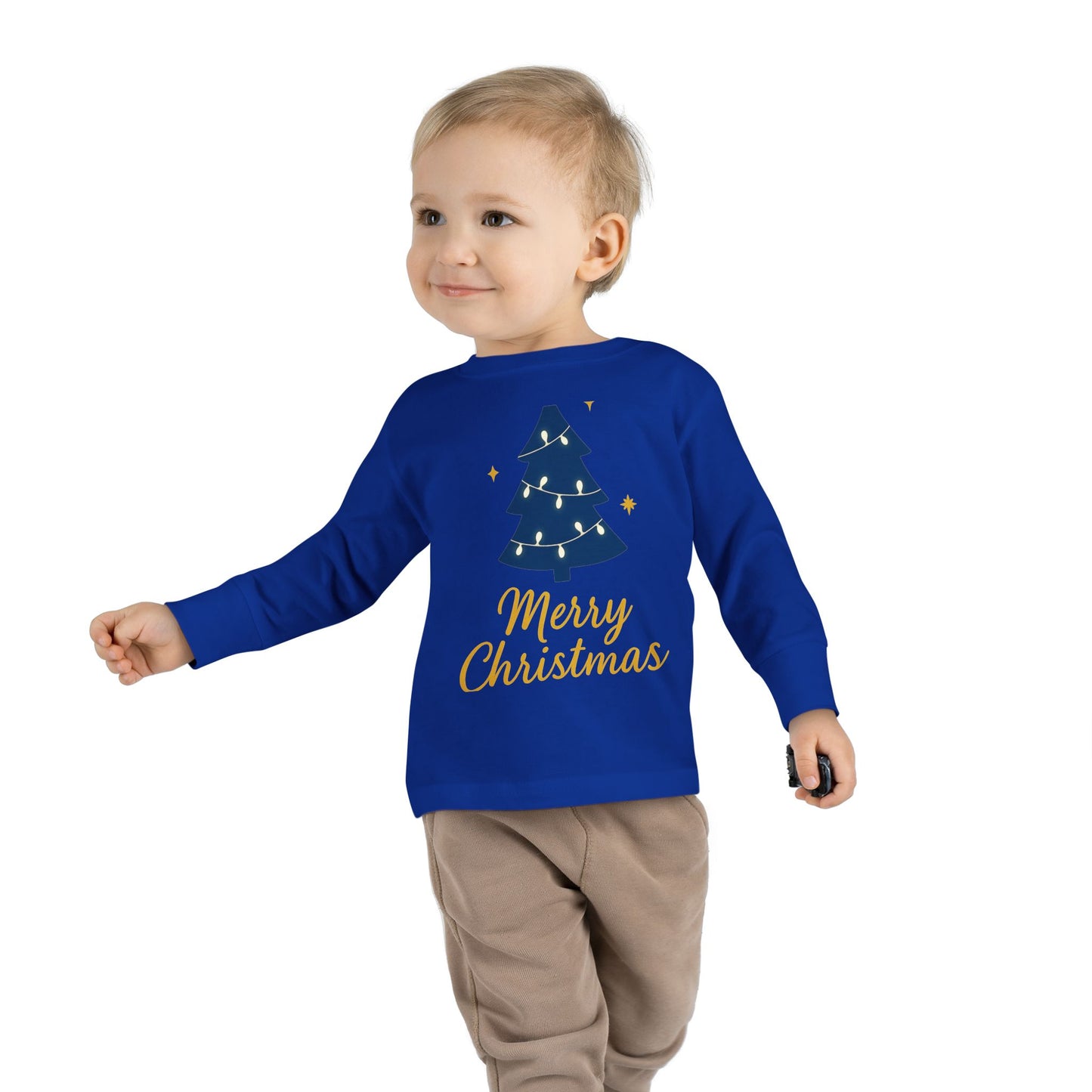 Merry Christmas Toddler Long Sleeve Tee