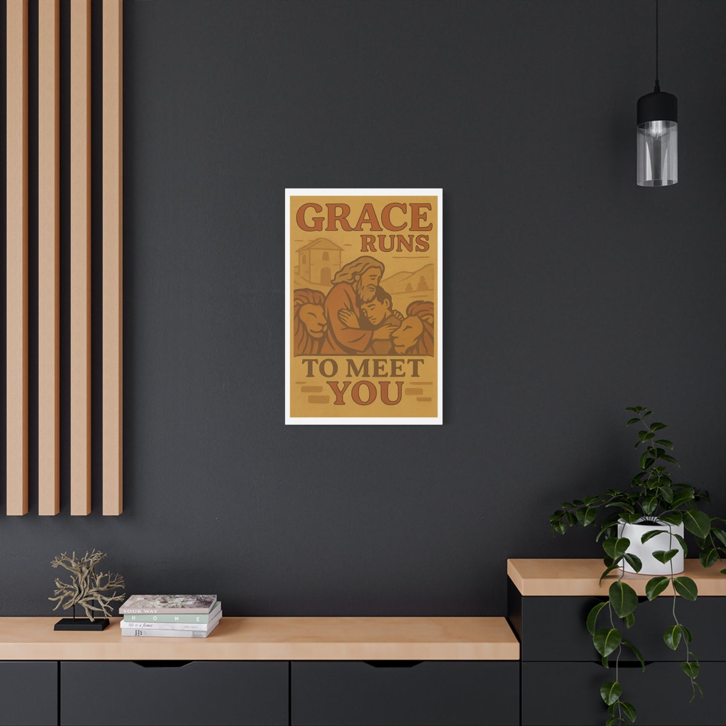 The Prodigal Son Wall Art | Vintage Christian Poster – Redemption & Grace Illustration.