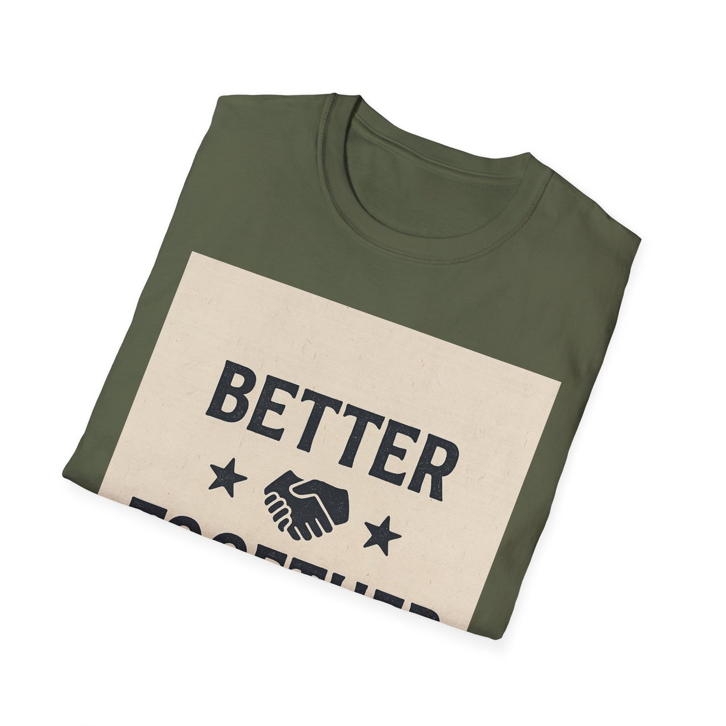 Better Together Unisex Softstyle T-Shirt, Friendship Gift Tee, Couples Matching Shirt, Family Reunion Apparel, Quality Printed Top