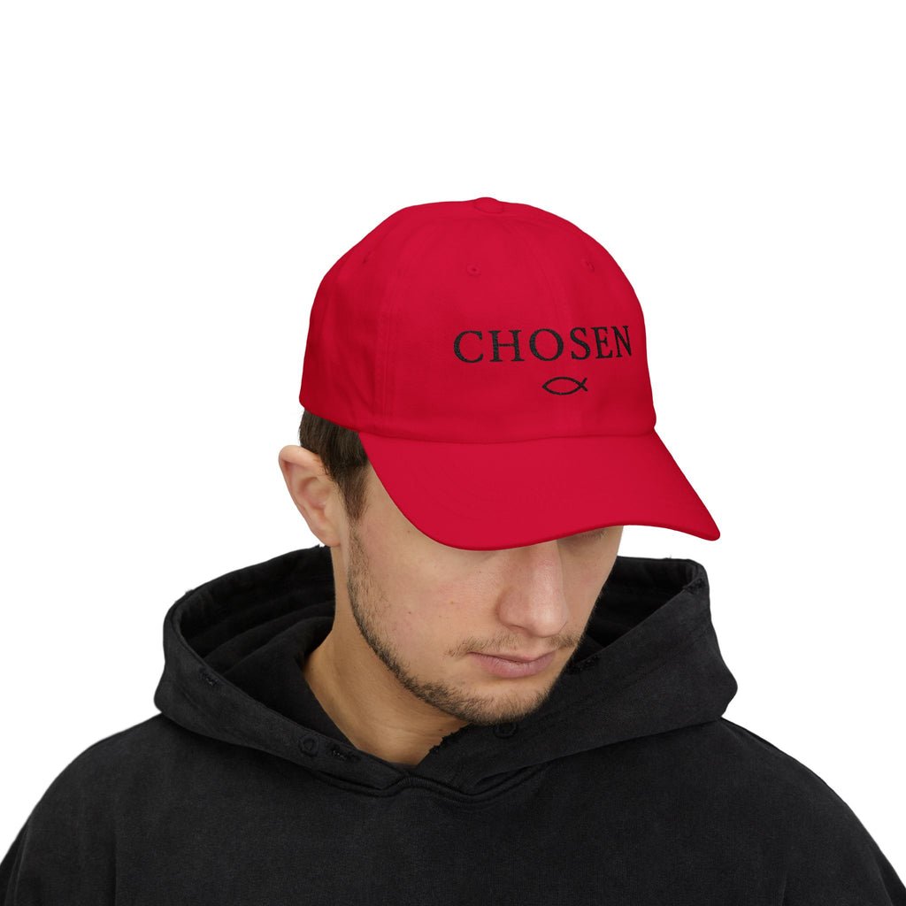 Chosen Classic Dad Cap | Unisex Christian Baseball Hat | Adjustable Faith Apparel Accessory
