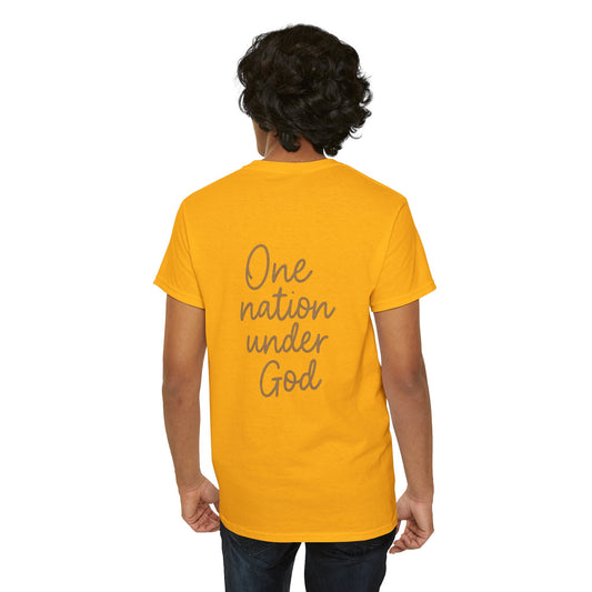 One Nation Under God T-Shirt – Patriotic Christian Unisex Tee