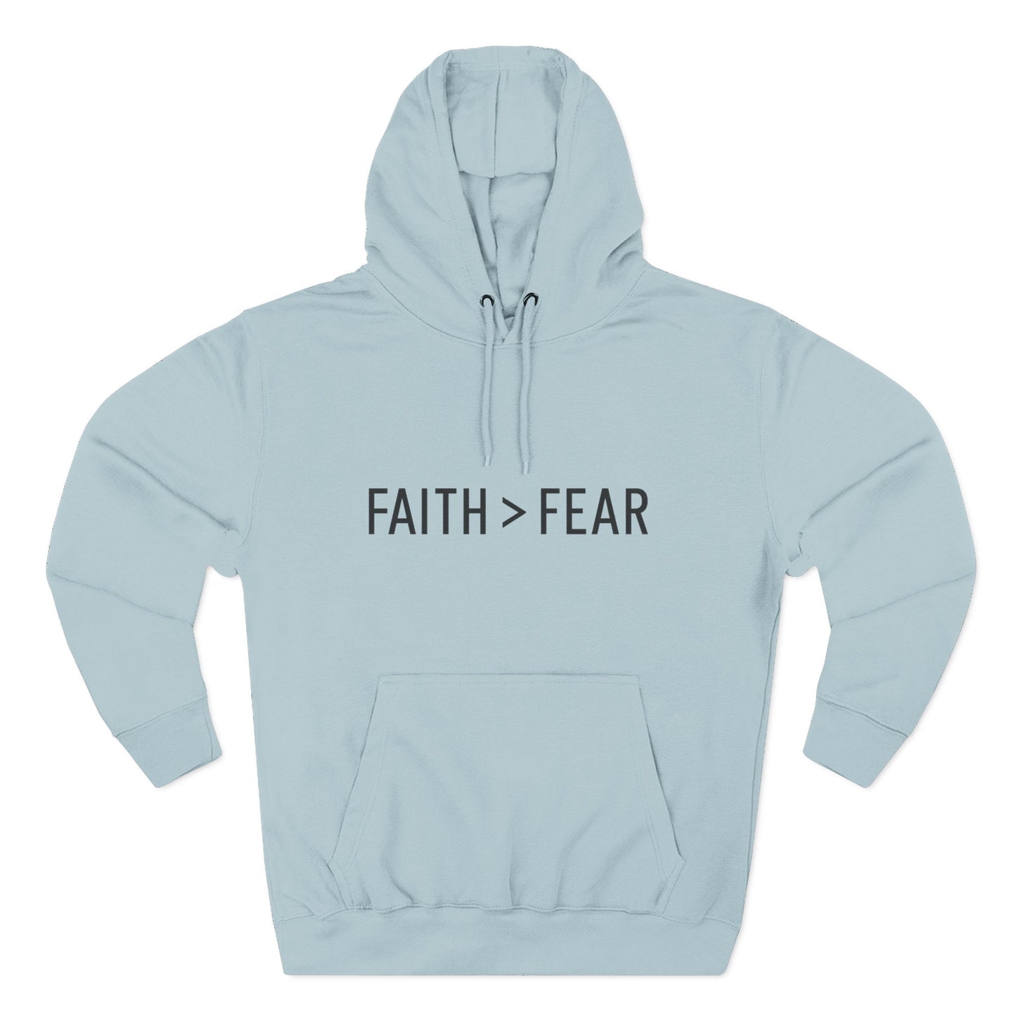 Faith Over Fear Unisex Hoodie – Christian Affirmation Apparel | Cozy & Bold Statement Piece