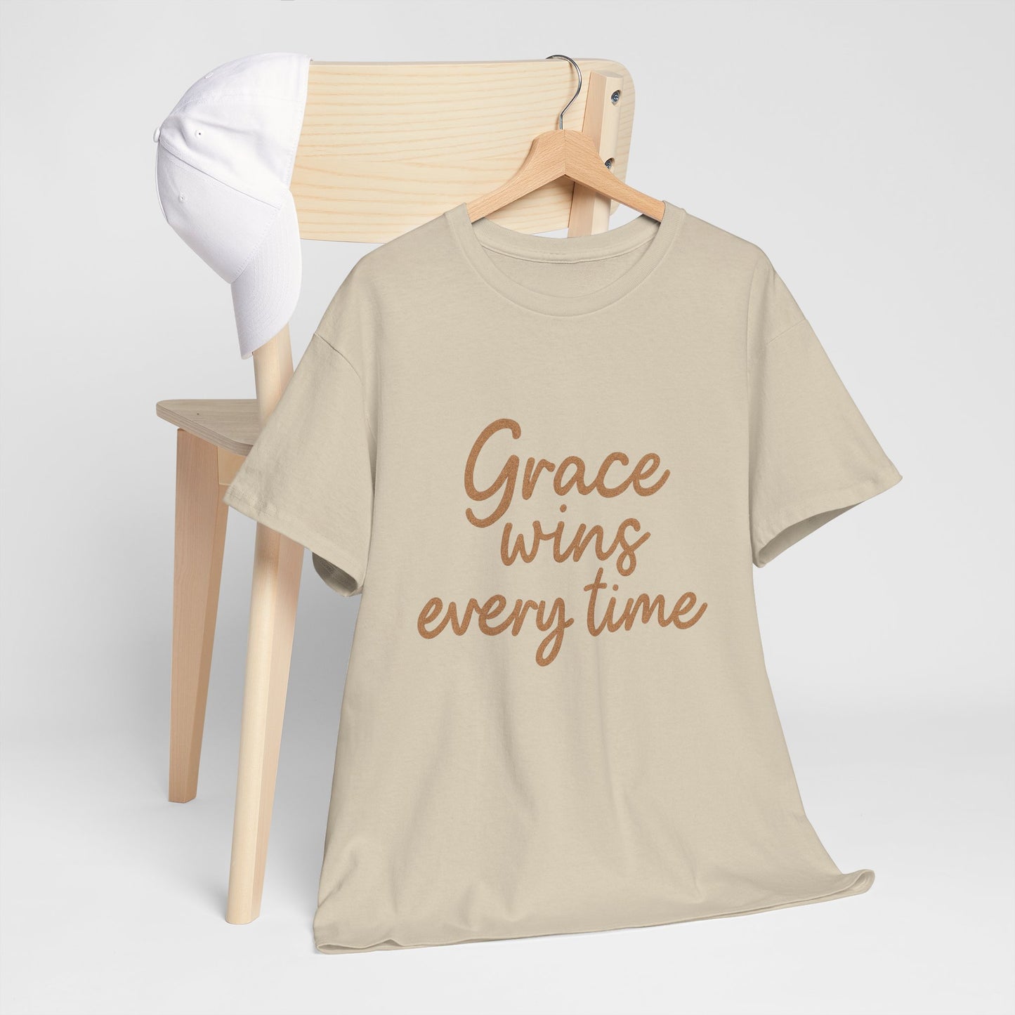 Grace Wins Every Time T-Shirt – Inspirational Christian Unisex Tee