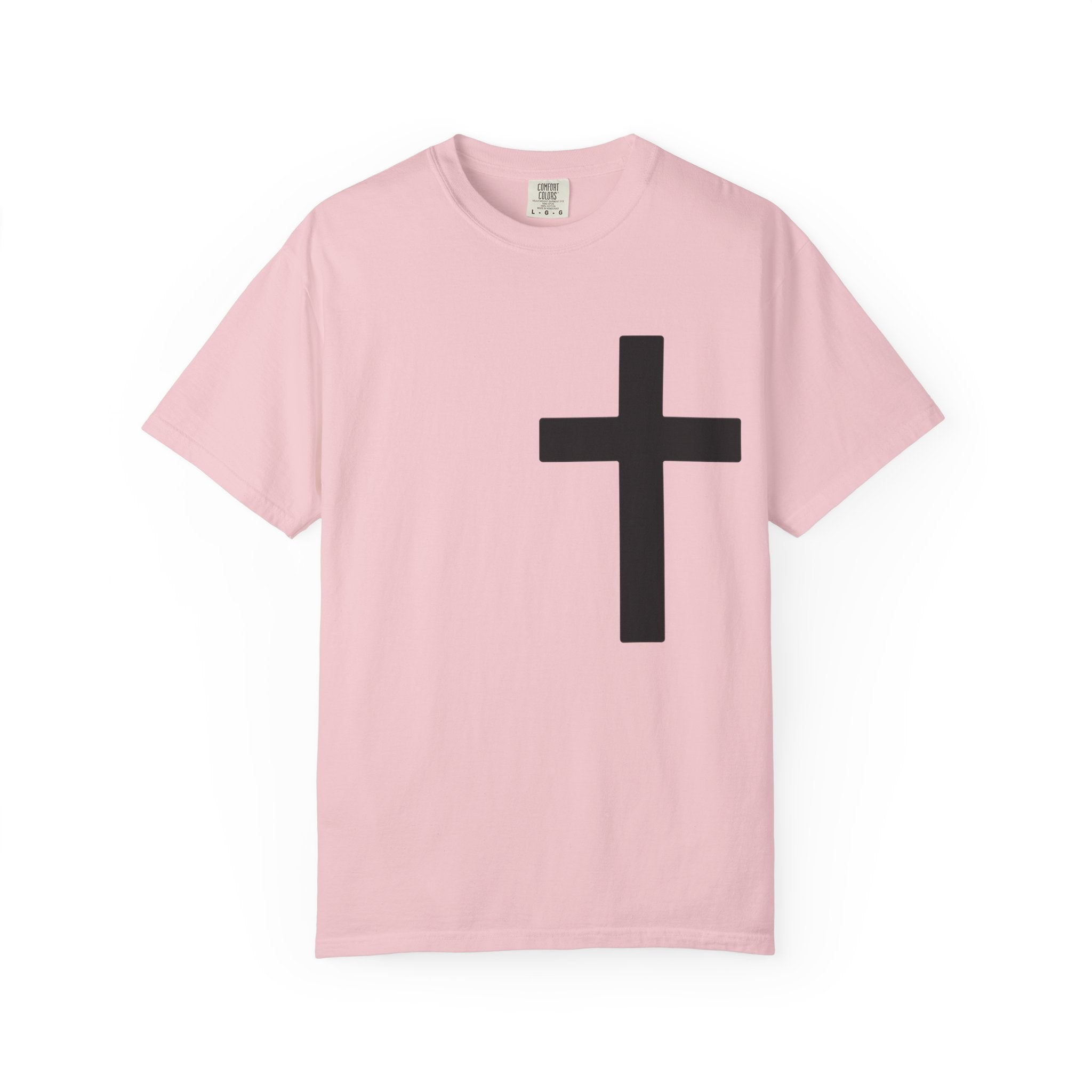 Cross “No Worries God Got Me” Faith Tee – Premium Comfort Colors® Vintage Washed Shirt | Lexad Designs