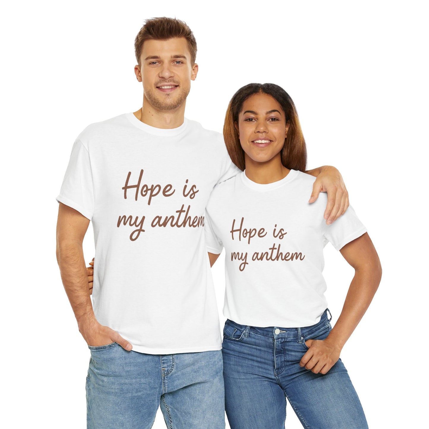 Hope Is My Anthem T-Shirt – Inspirational Christian Unisex Tee