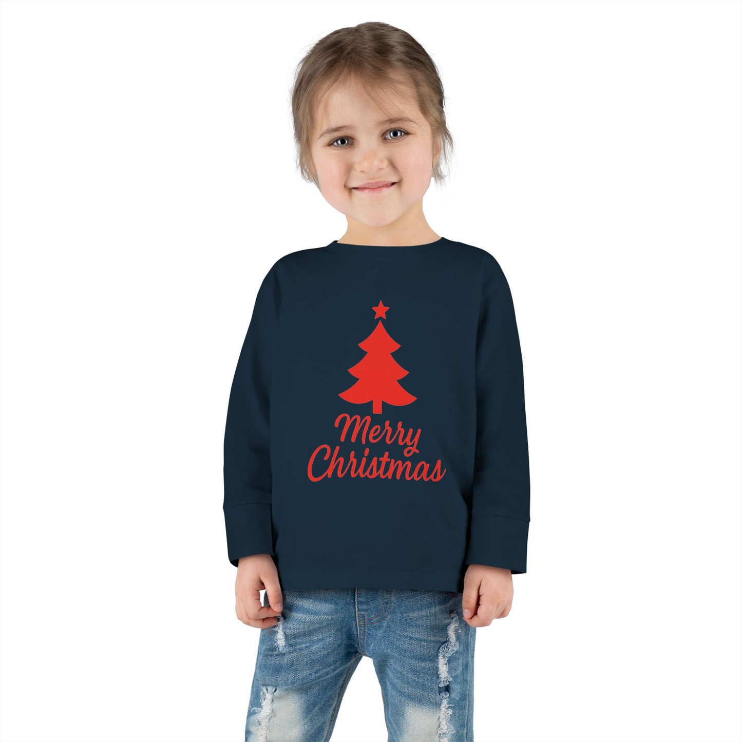 Toddler Christmas Tree Long Sleeve Tee