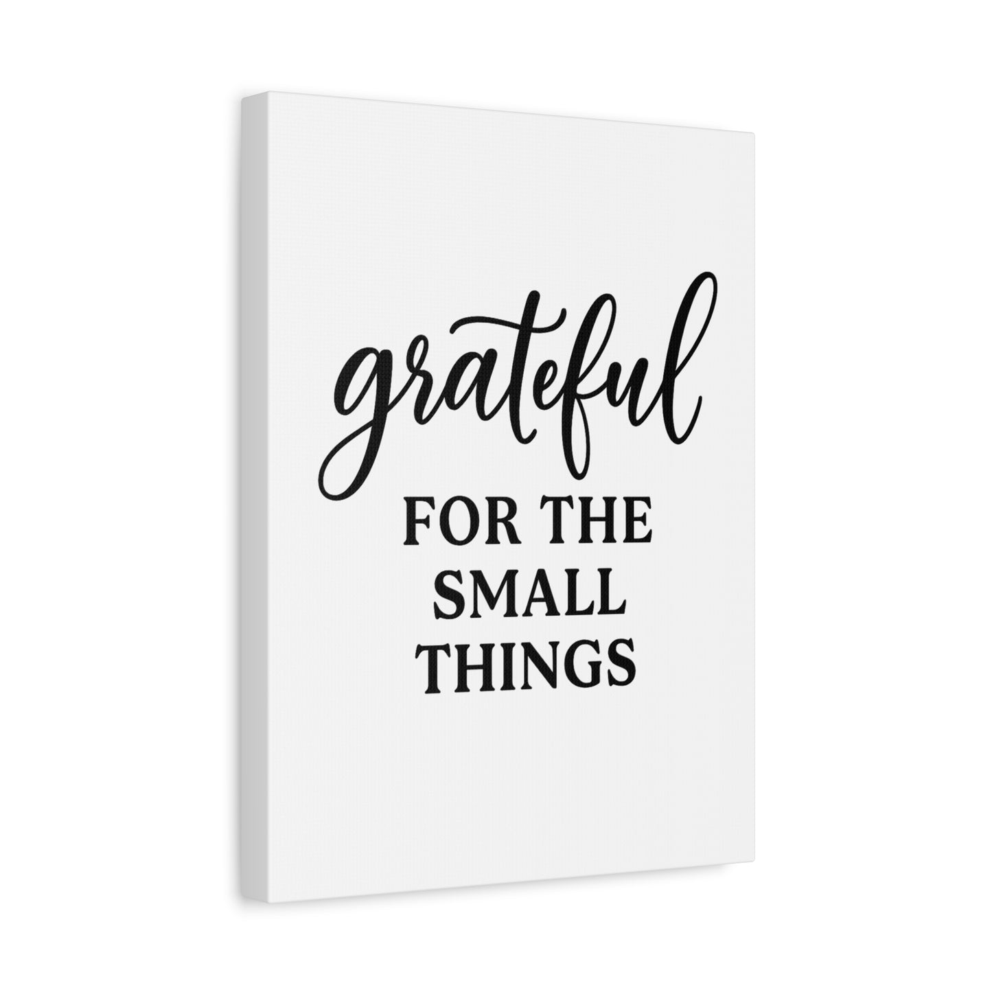 Grateful Wall Art | Inspirational Christian Home Decor-Matte Canvas, Stretched, 1.25"