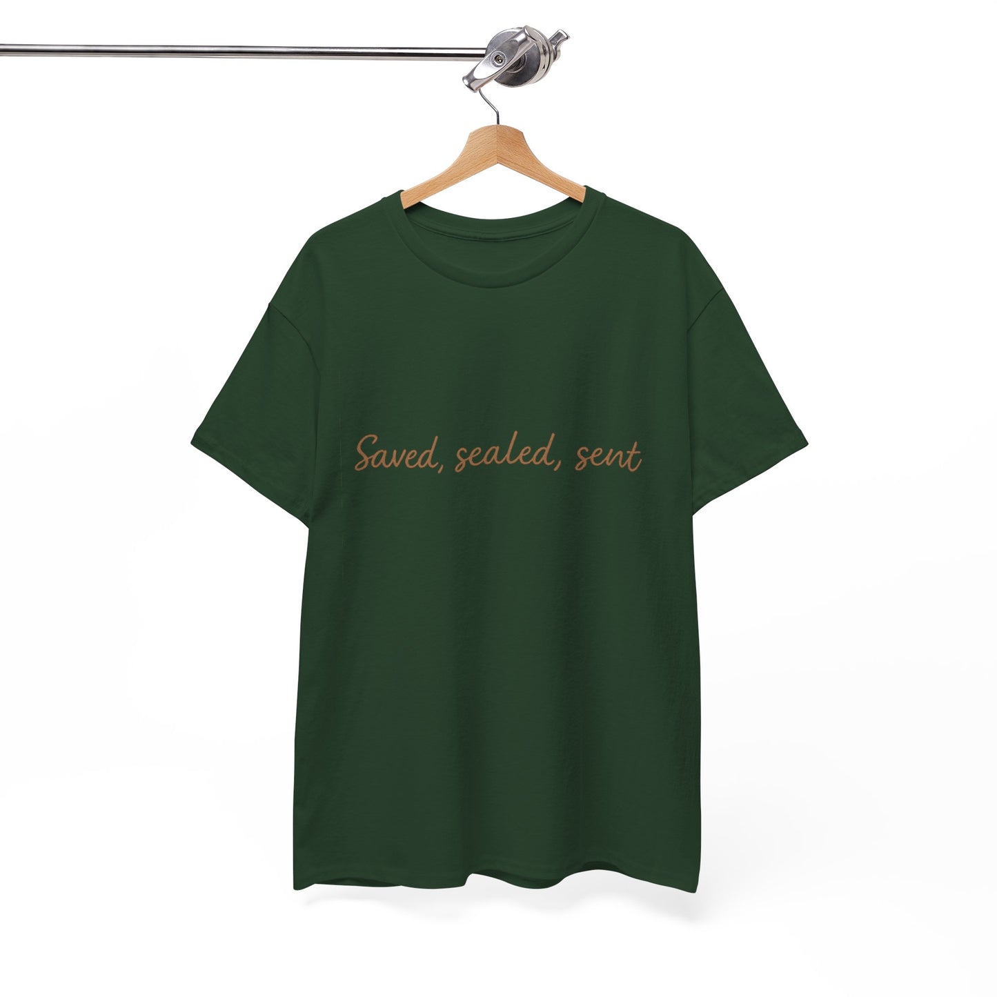 Saved. Sealed. Sent. T-Shirt – Bold Christian Mission Unisex Tee
