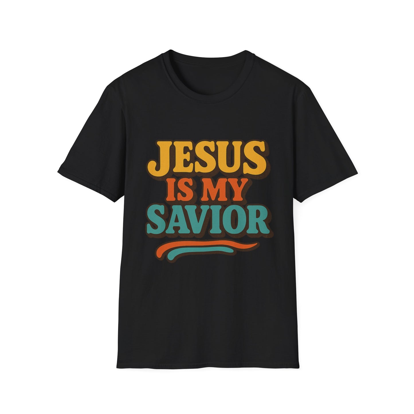 Jesus Is My Saviour Softstyle Christian Tee | Faith T-Shirt for Men & Women.